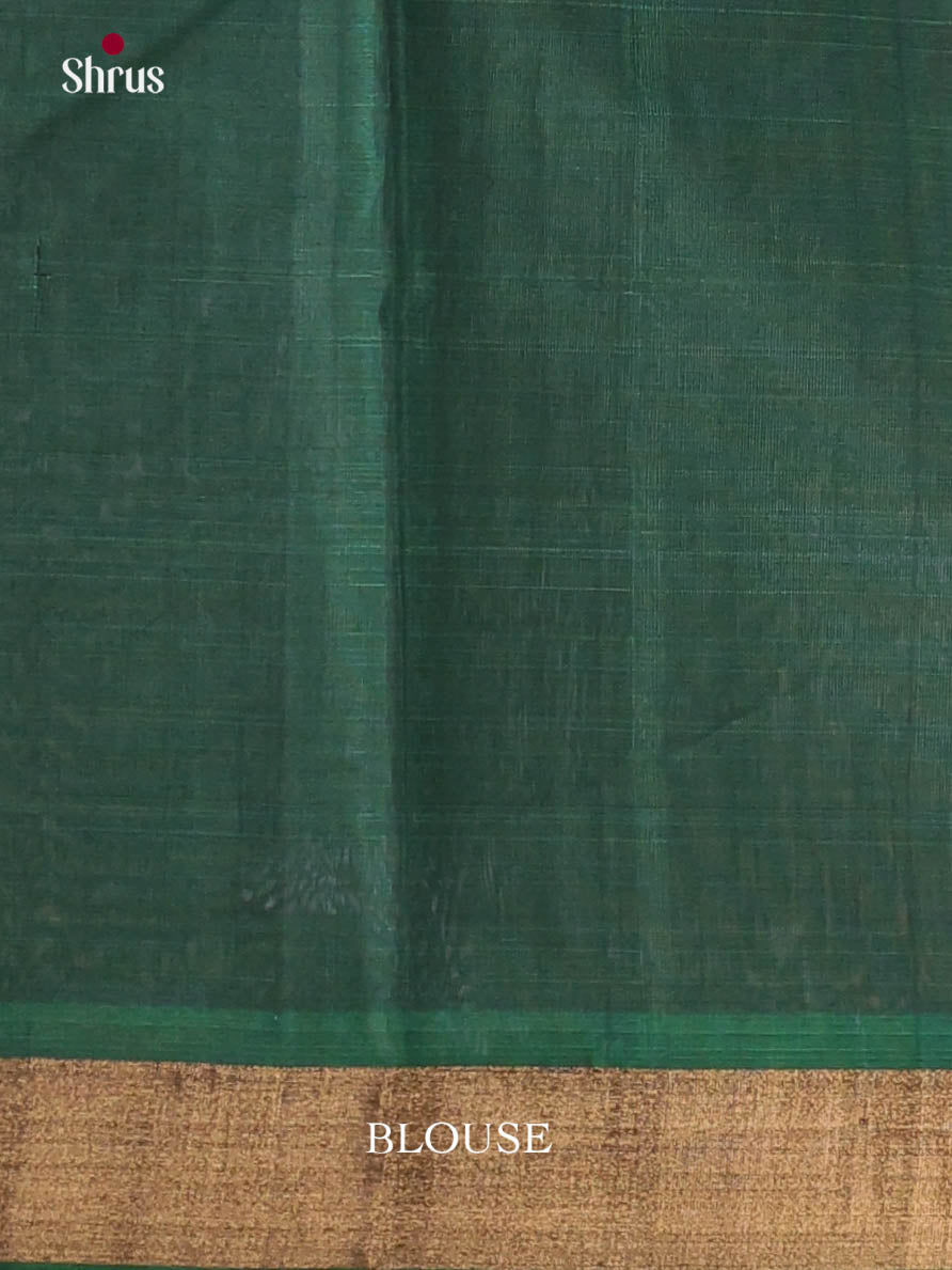 Brown & Green - Timeless Silk Cotton Saree