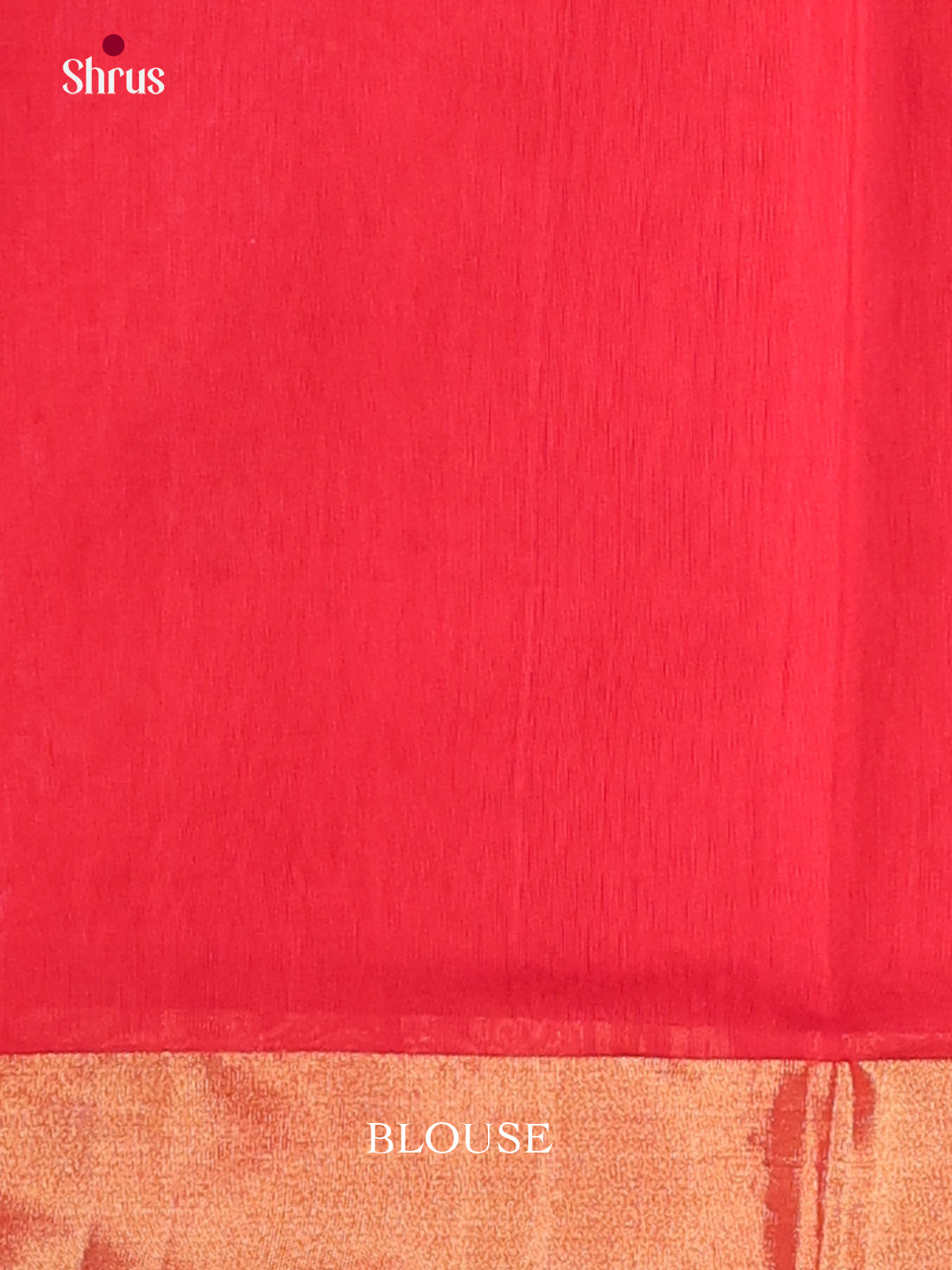 Red(Single Tone)- Timeless Silk Cotton Saree - Shop on Shrus.com