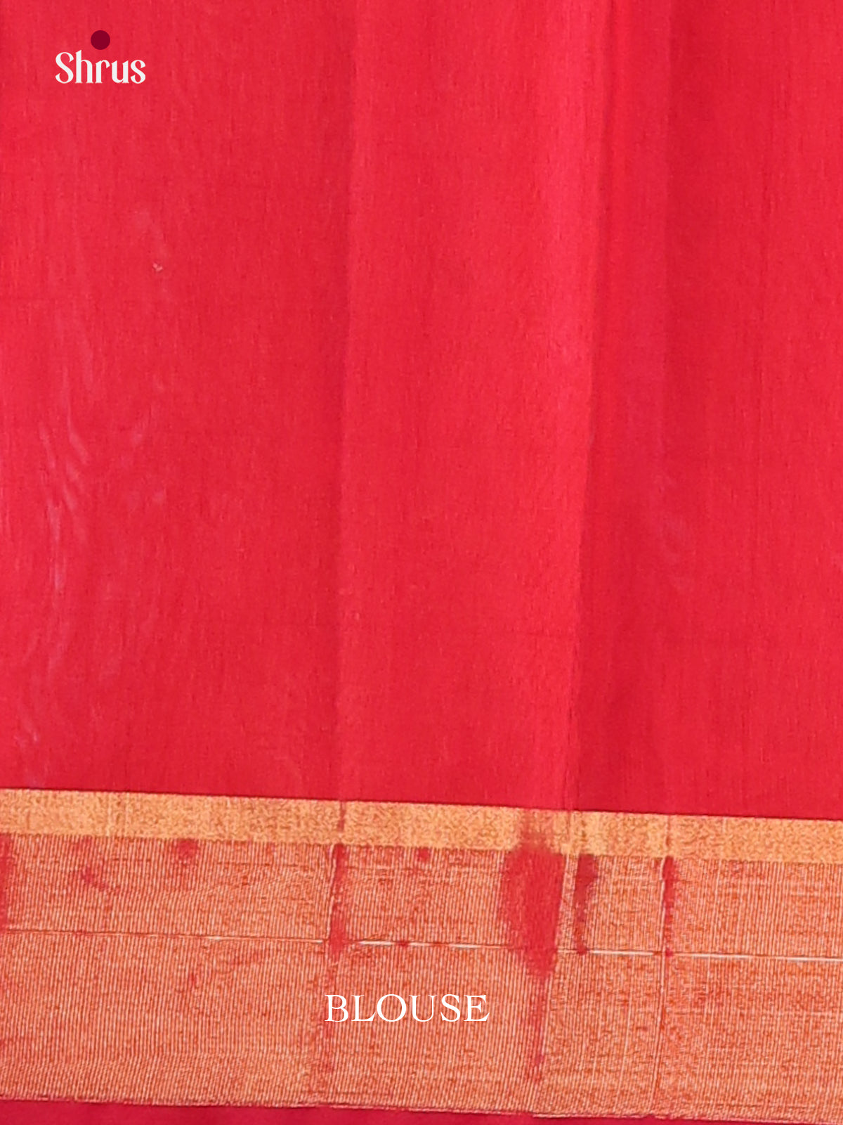 Orange & Red - Timeless Silk Cotton Saree - Shop on Shrus.com