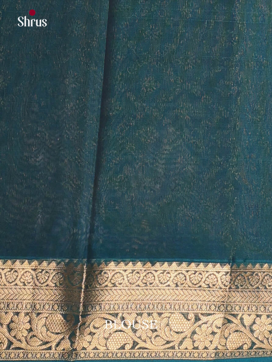 Mehandi Green  - Timeless Silk Cotton Saree - Shop on Shrus.com