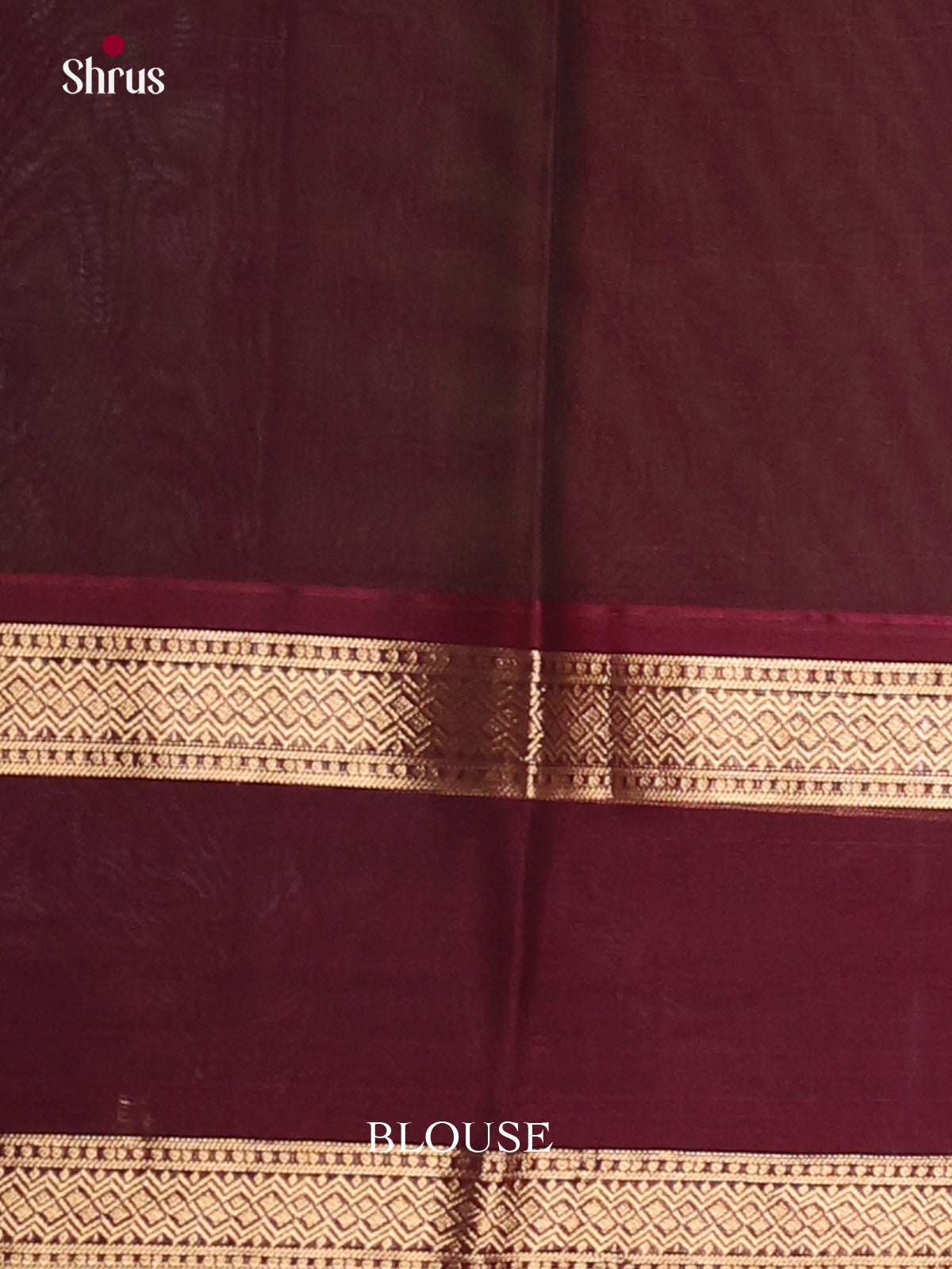 Green & Maroon - Timeless Silk Cotton Saree - Shop on Shrus.com
