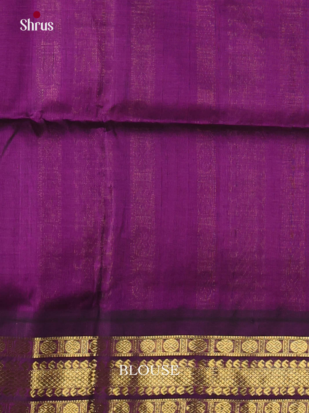 Mustardy Green & Violet - Silk Cotton Saree
