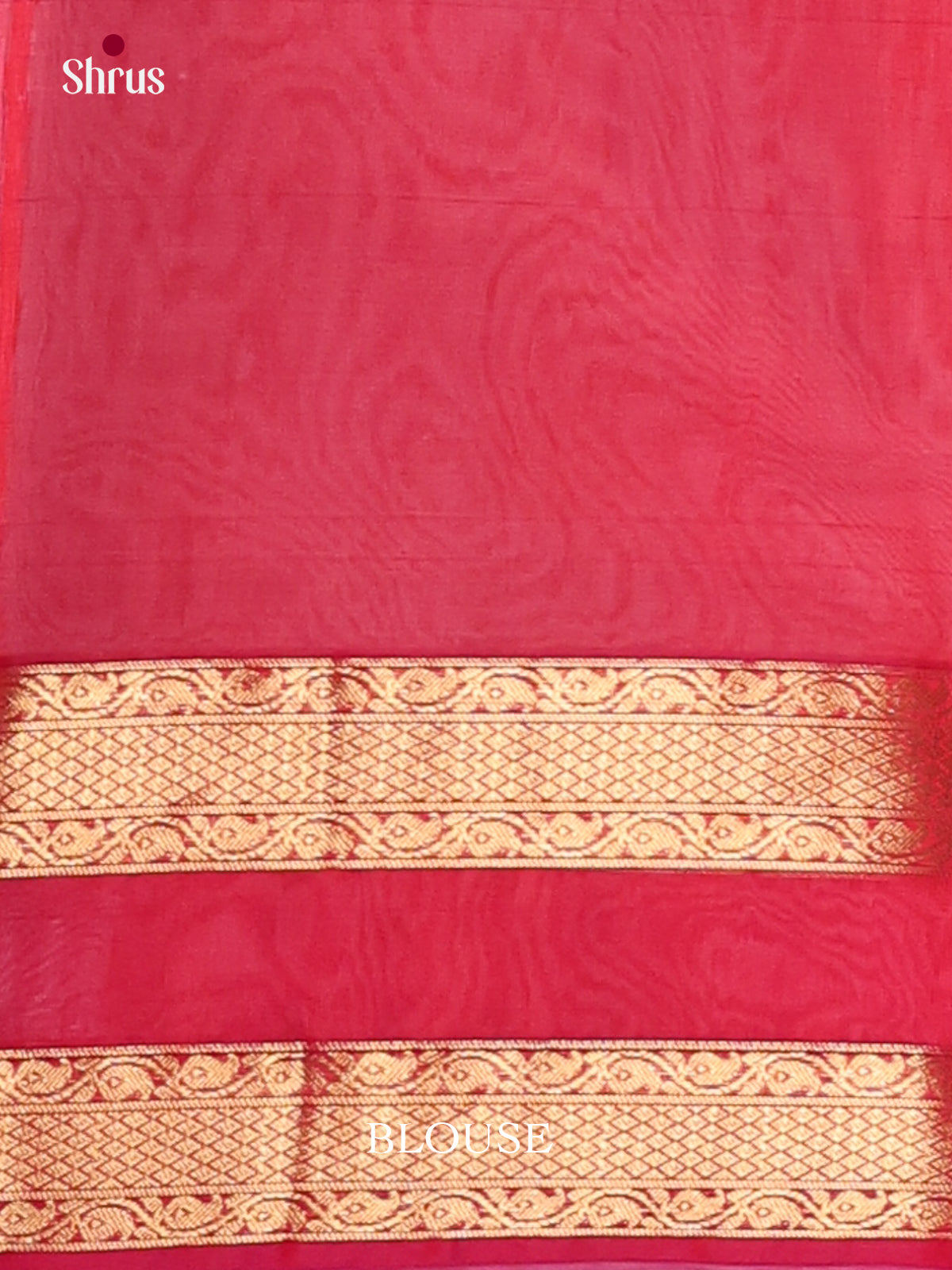 Cream & Red- Timeless Silk Cotton Saree - Shop on Shrus.com