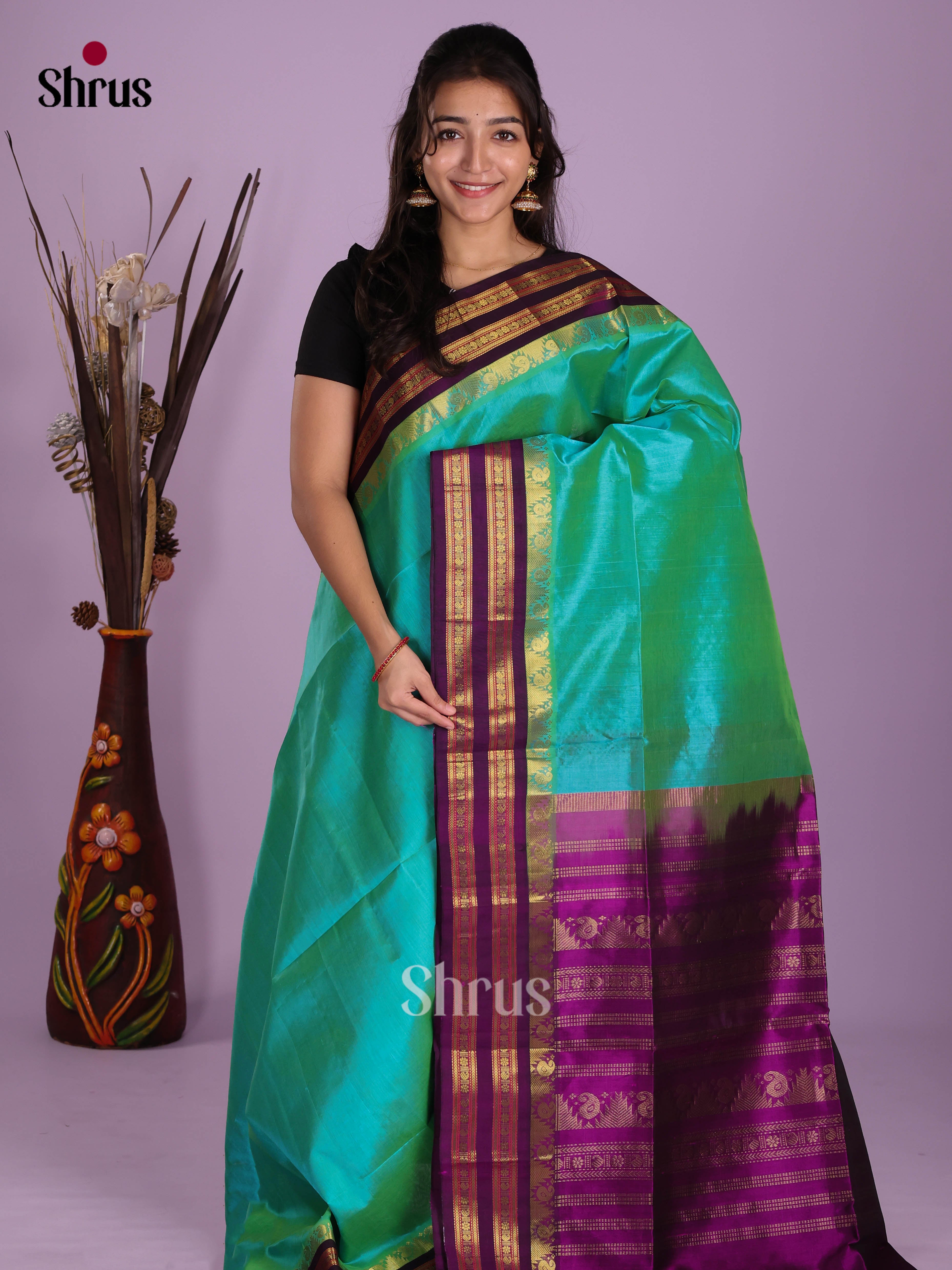 DKS08609 - Silk Cotton Saree