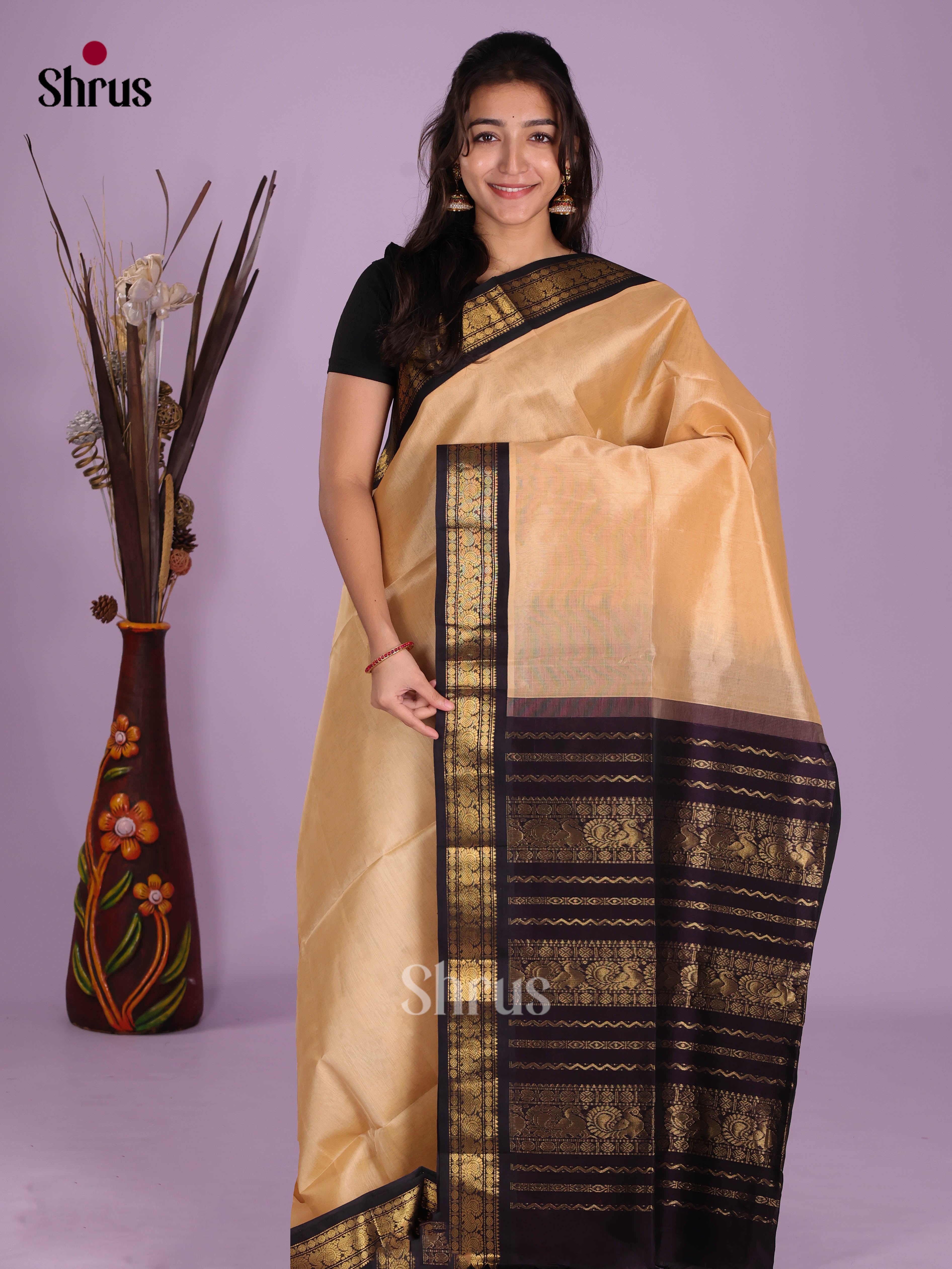 DKS08615 - Silk Cotton Saree