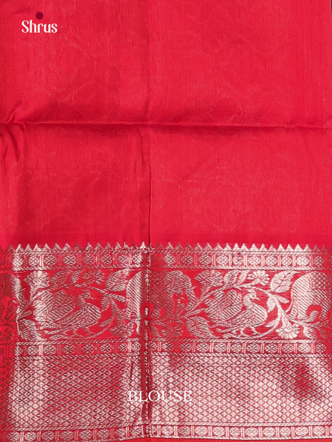 Violet & Red- Silk Cotton Saree