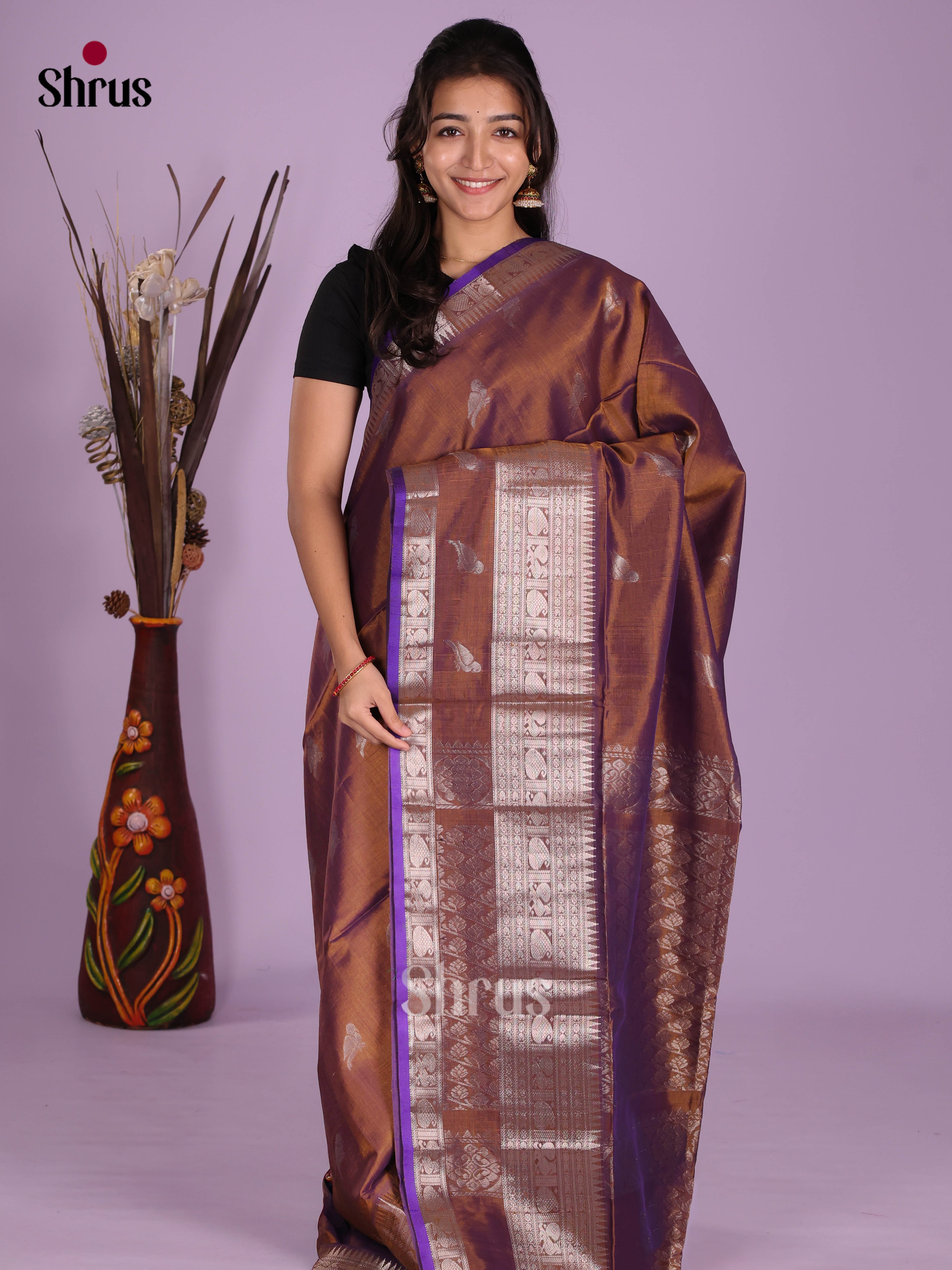 DKS08646 - Silk Cotton Saree
