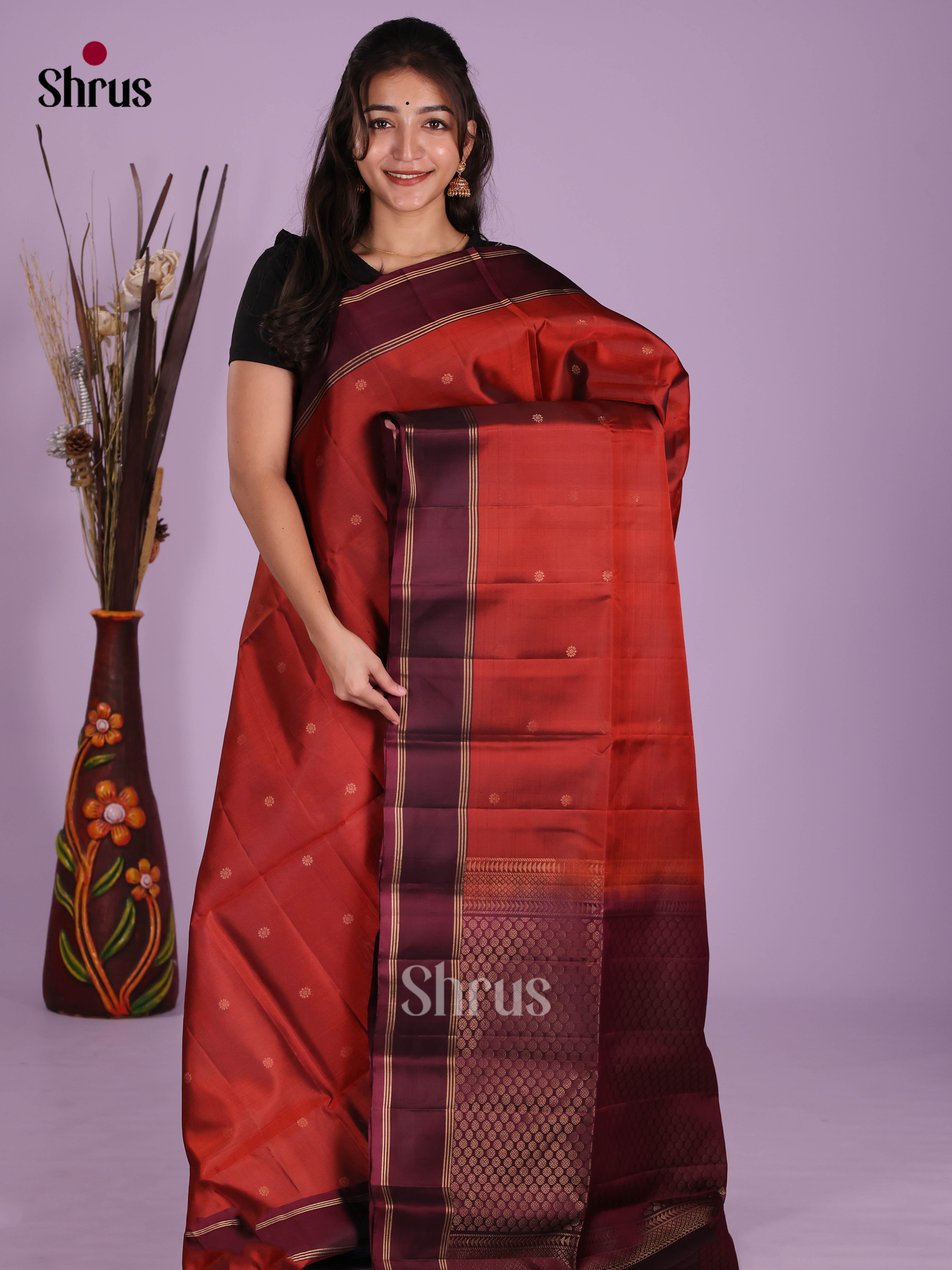 DKS10008 - Soft Silk (HR) Saree - Shop on Shrus.com