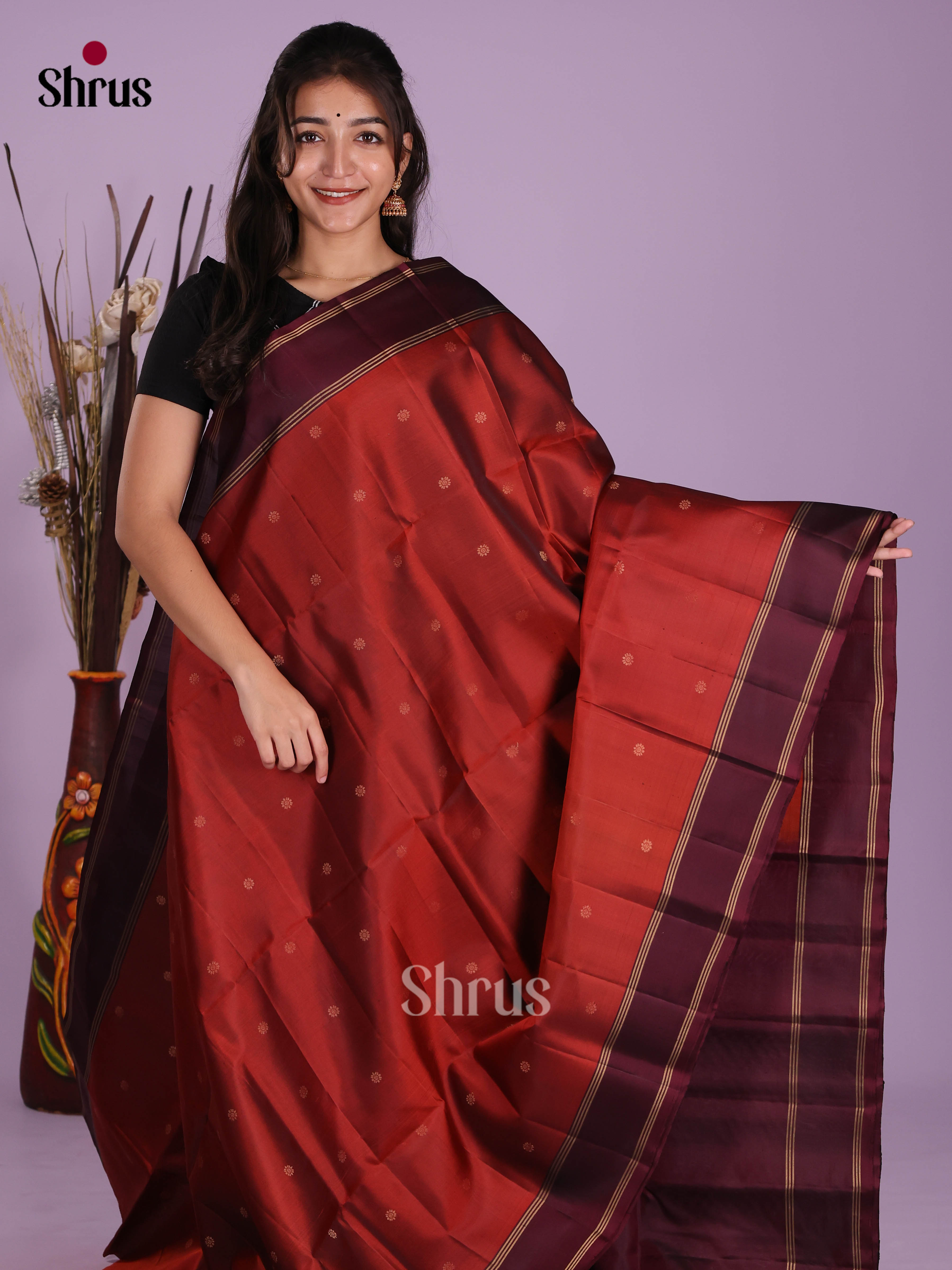 DKS10008 - Soft Silk (HR) Saree - Shop on Shrus.com