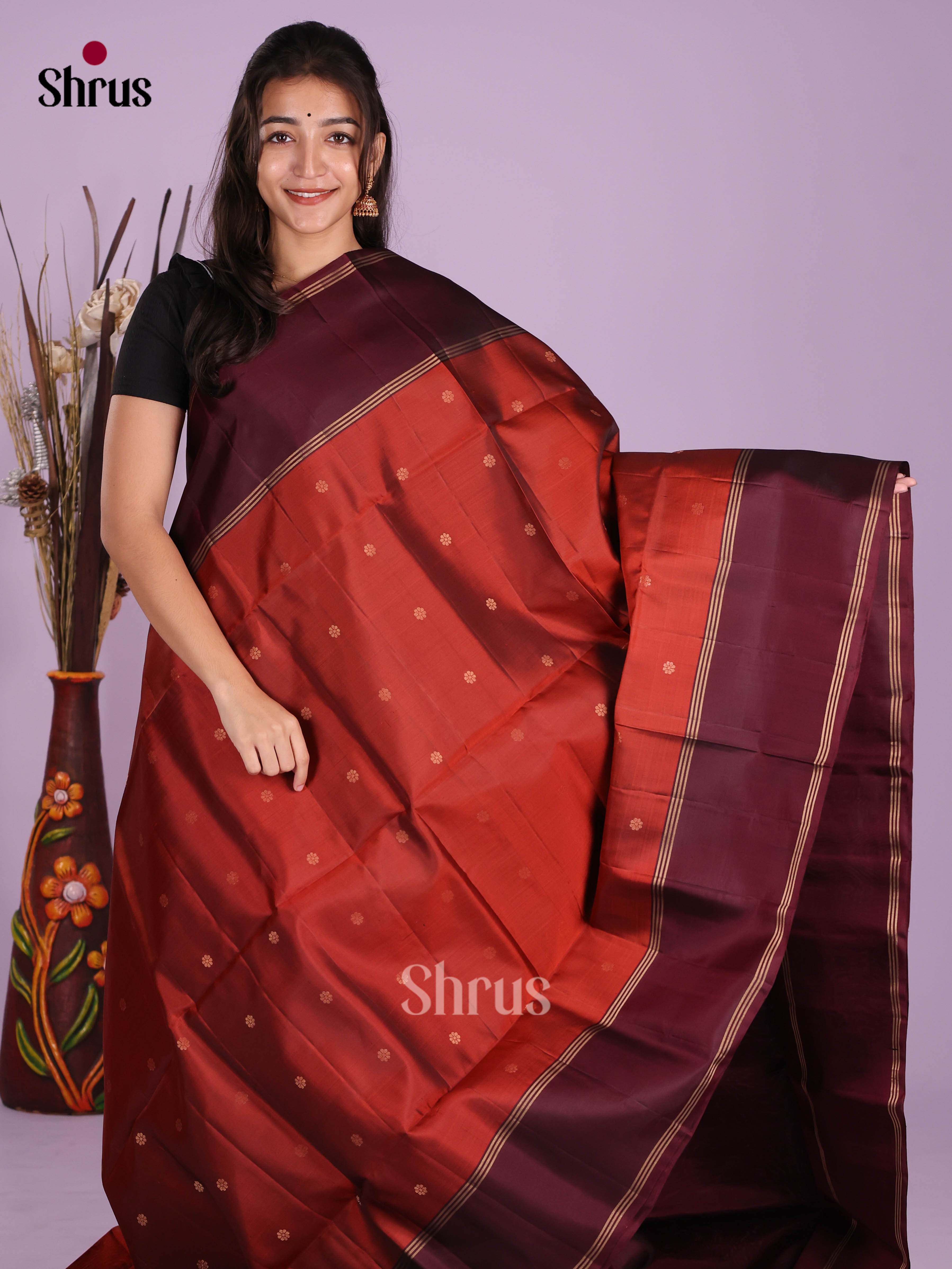 DKS10032 - Soft Silk (HR) Saree - Shop on Shrus.com