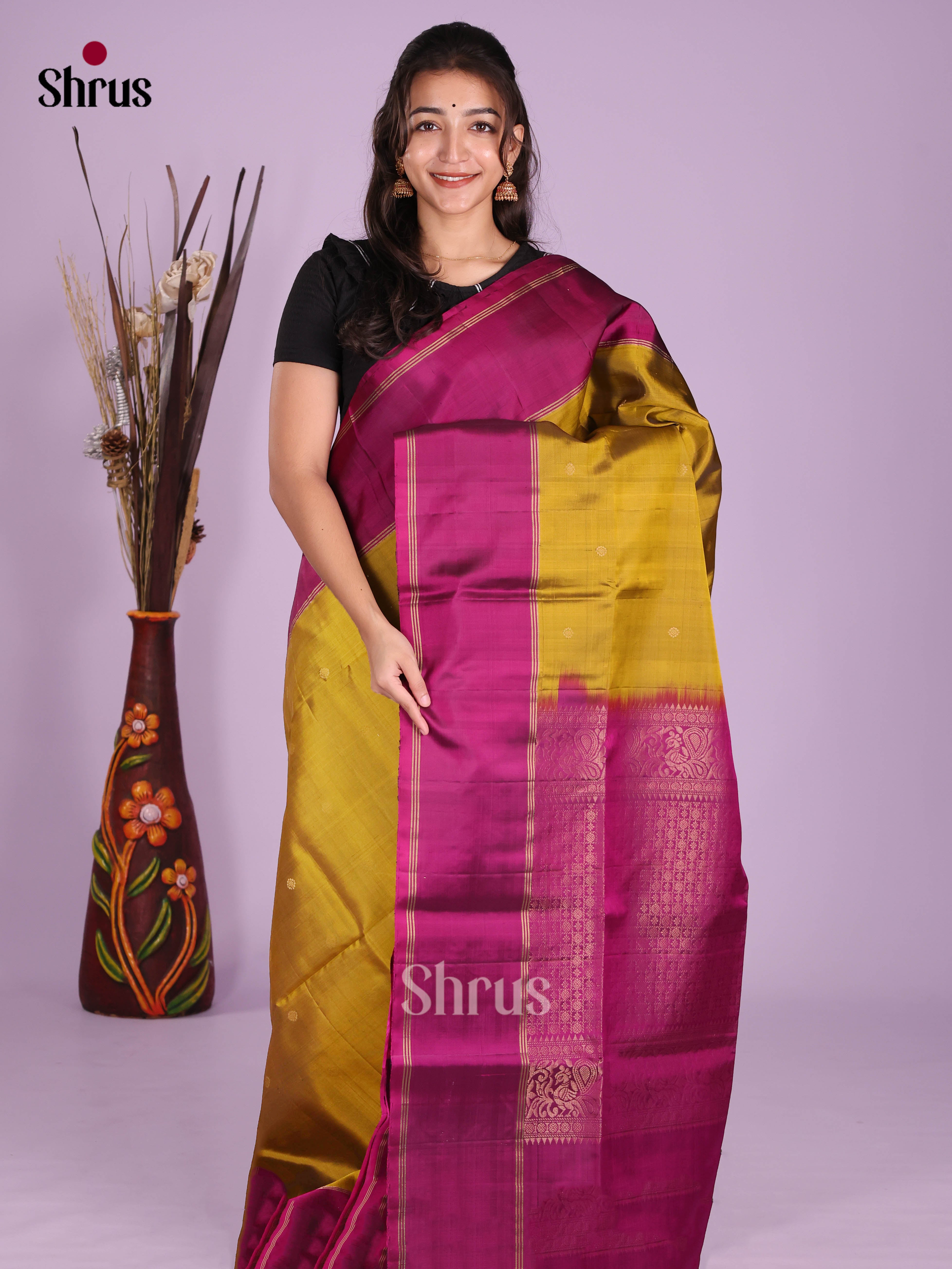 DKS10046 - Soft Silk (HR) Saree - Shop on Shrus.com