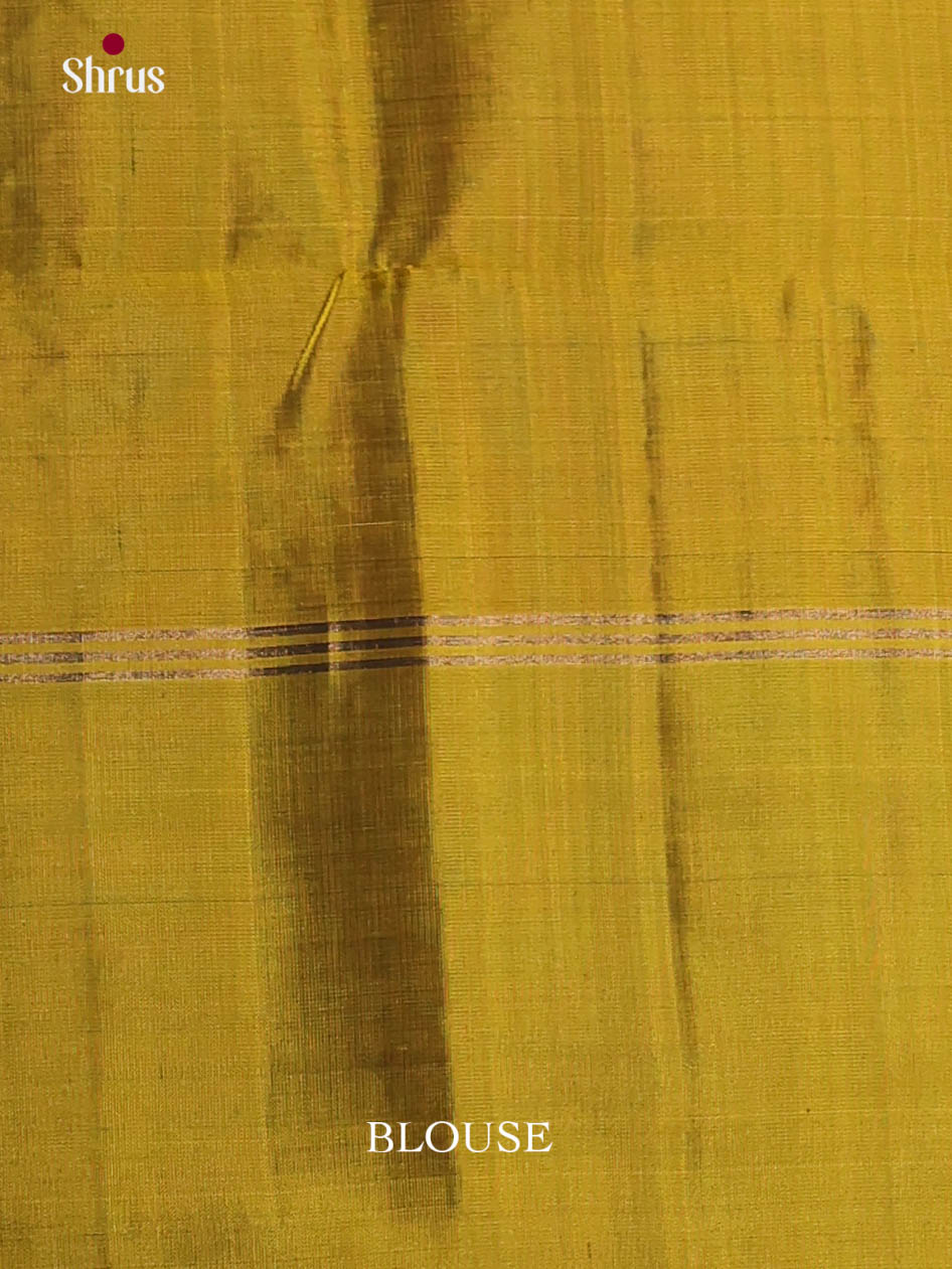 Exquisite Blue  & Mehandi Green Soft Silk  Saree with zari buttas & brocade pallu