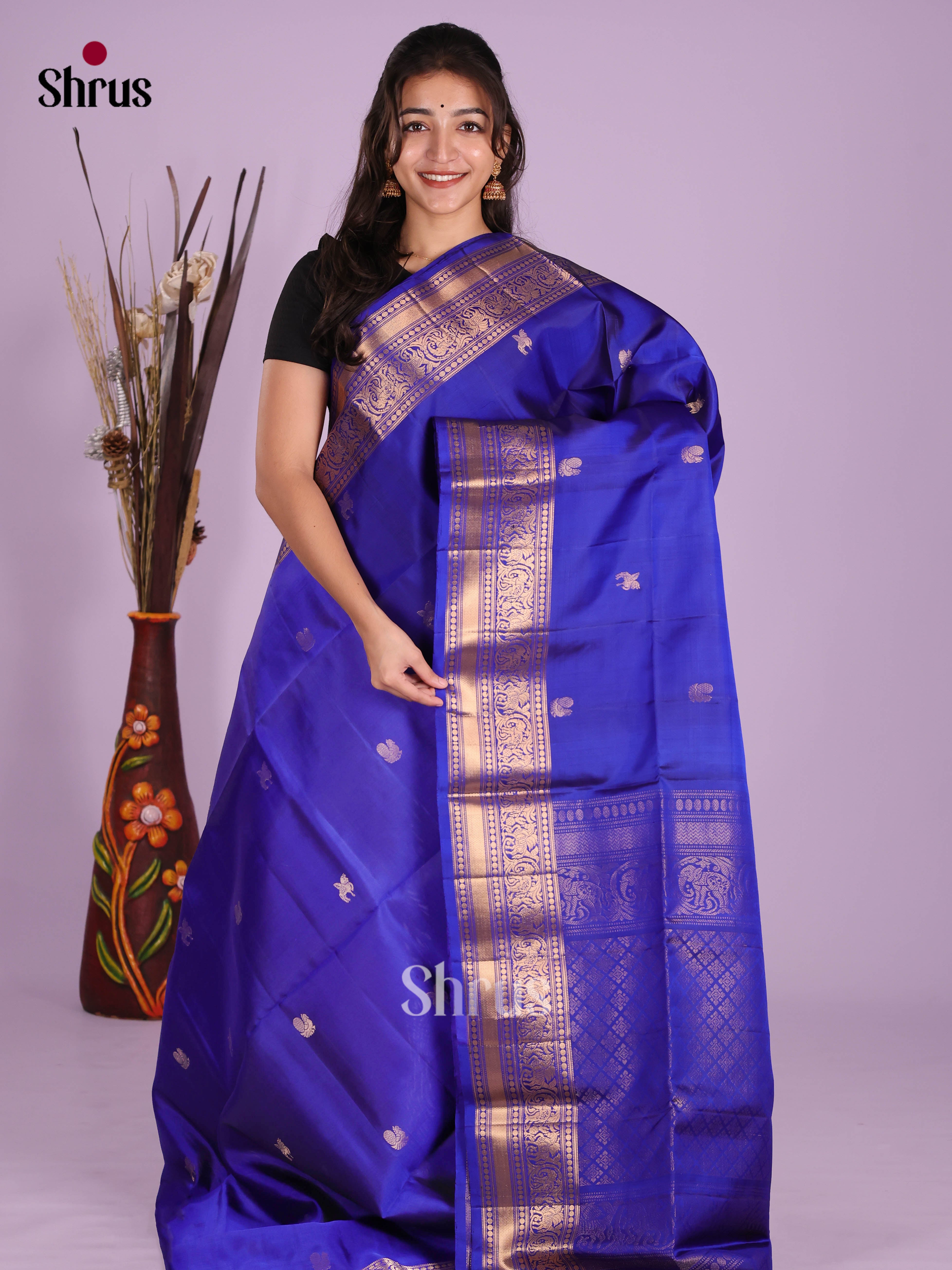 DKS10074 - Soft Silk (HR) Saree - Shop on Shrus.com