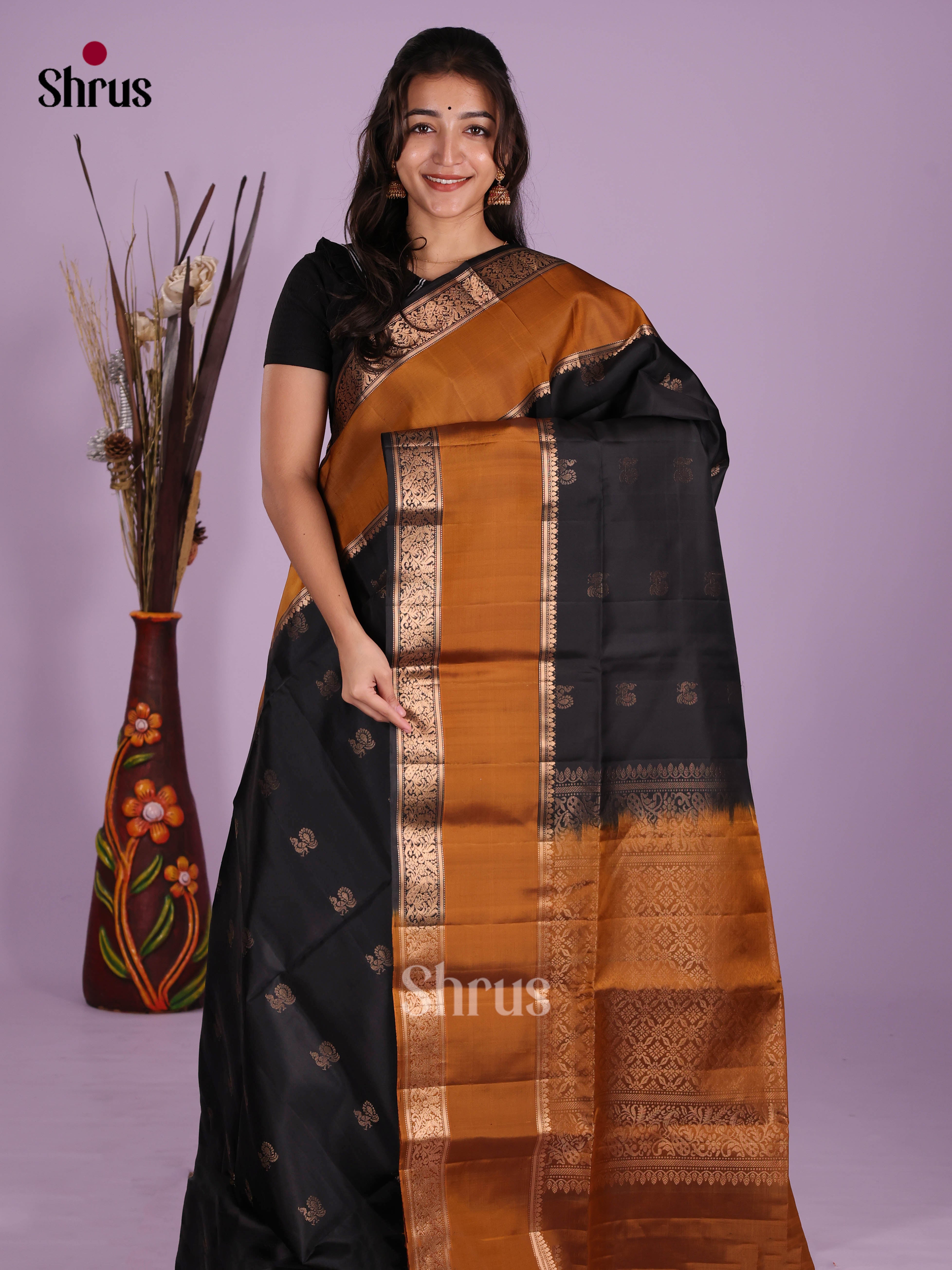 DKS10084 - Soft Silk (HR) Saree - Shop on Shrus.com