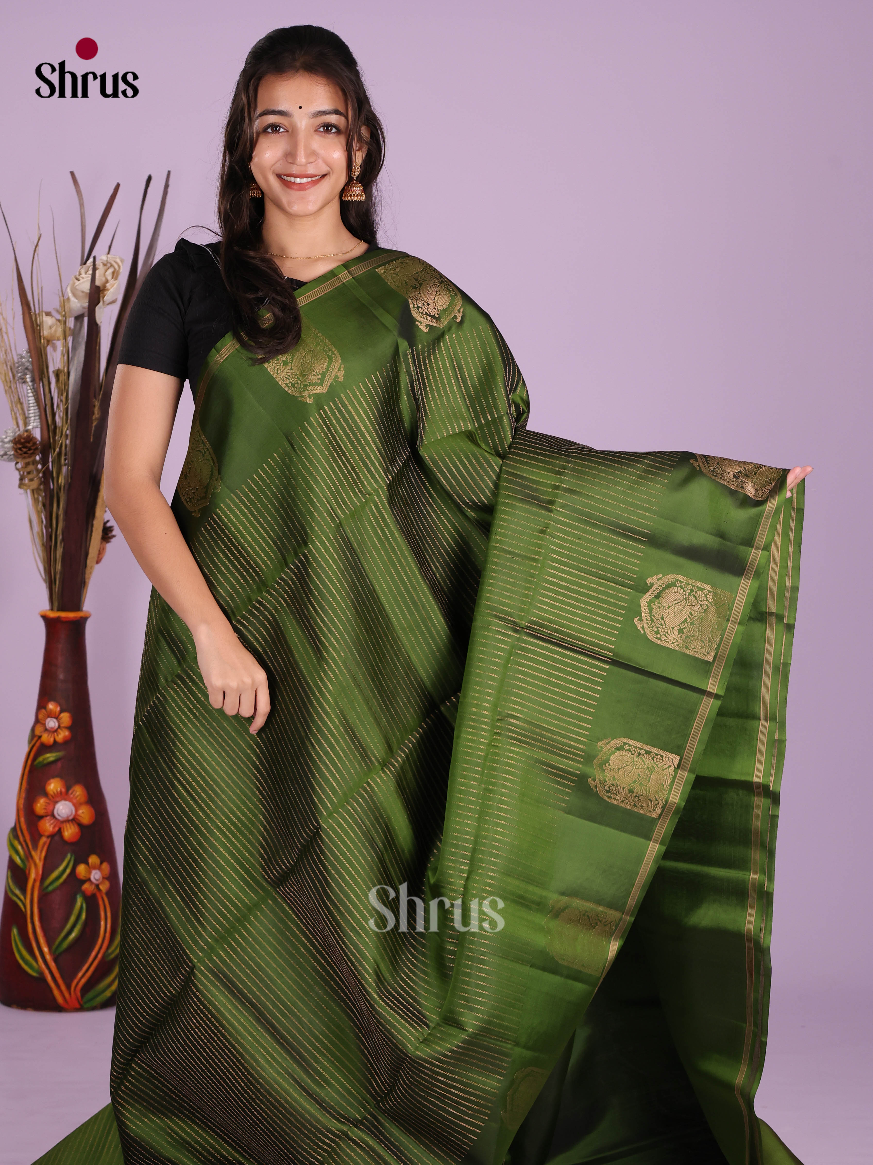 DKS10102 - Soft Silk (HR) Saree - Shop on Shrus.com
