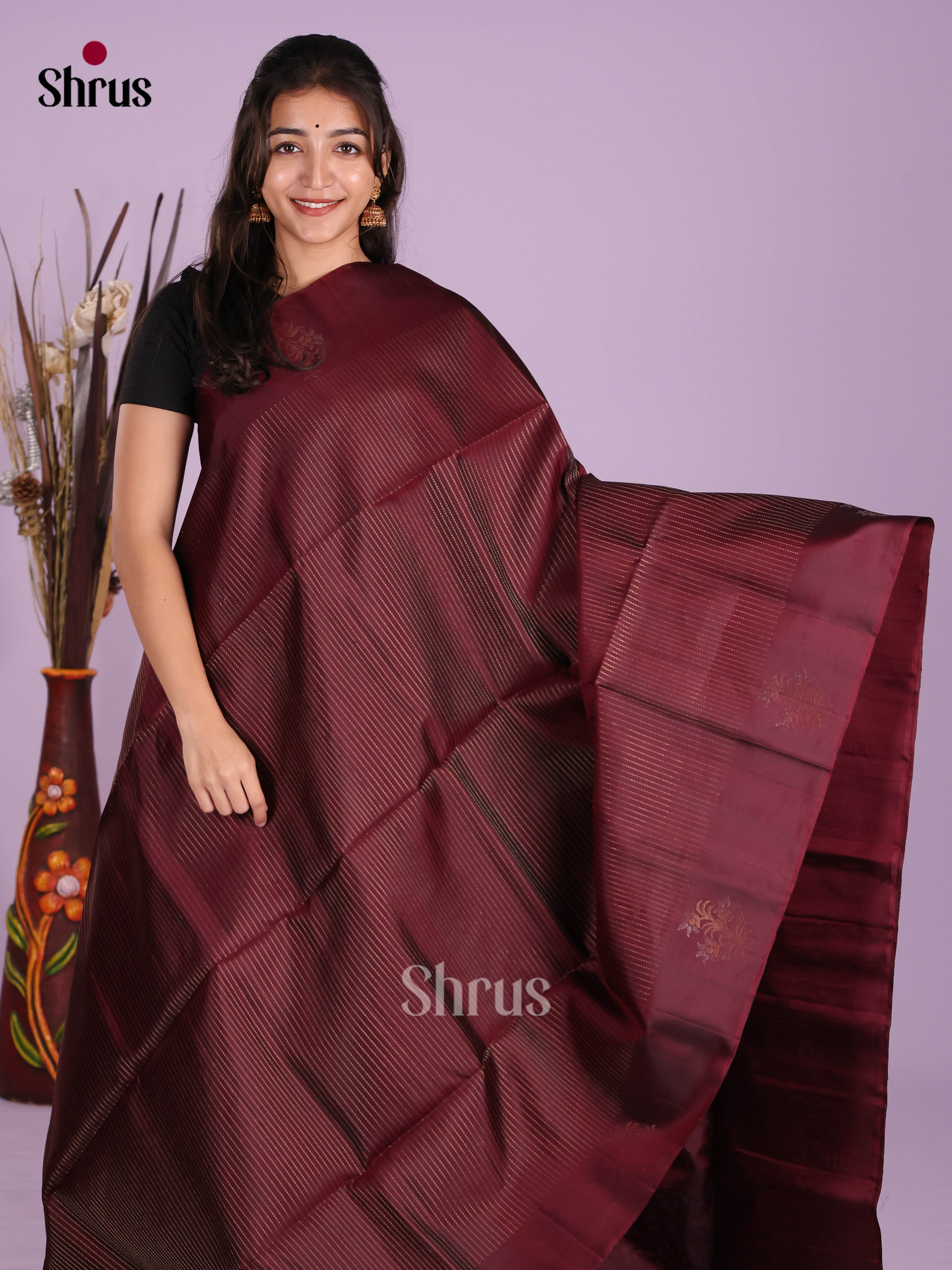 DKS10117 - Soft Silk (HR) Saree - Shop on Shrus.com