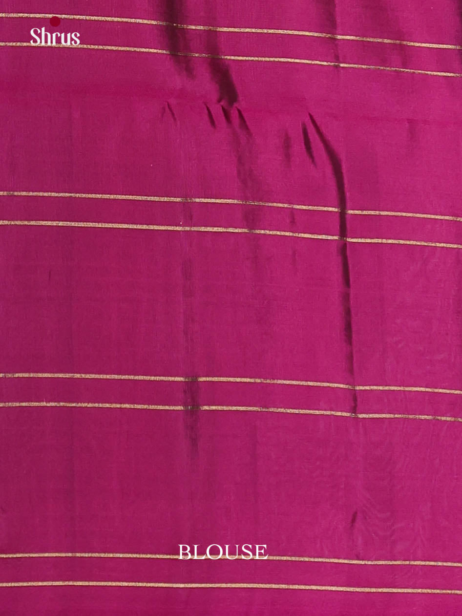 Wine single tone Soft Silk  Saree with zari checks & floral buttas - Shop on Shrus.com