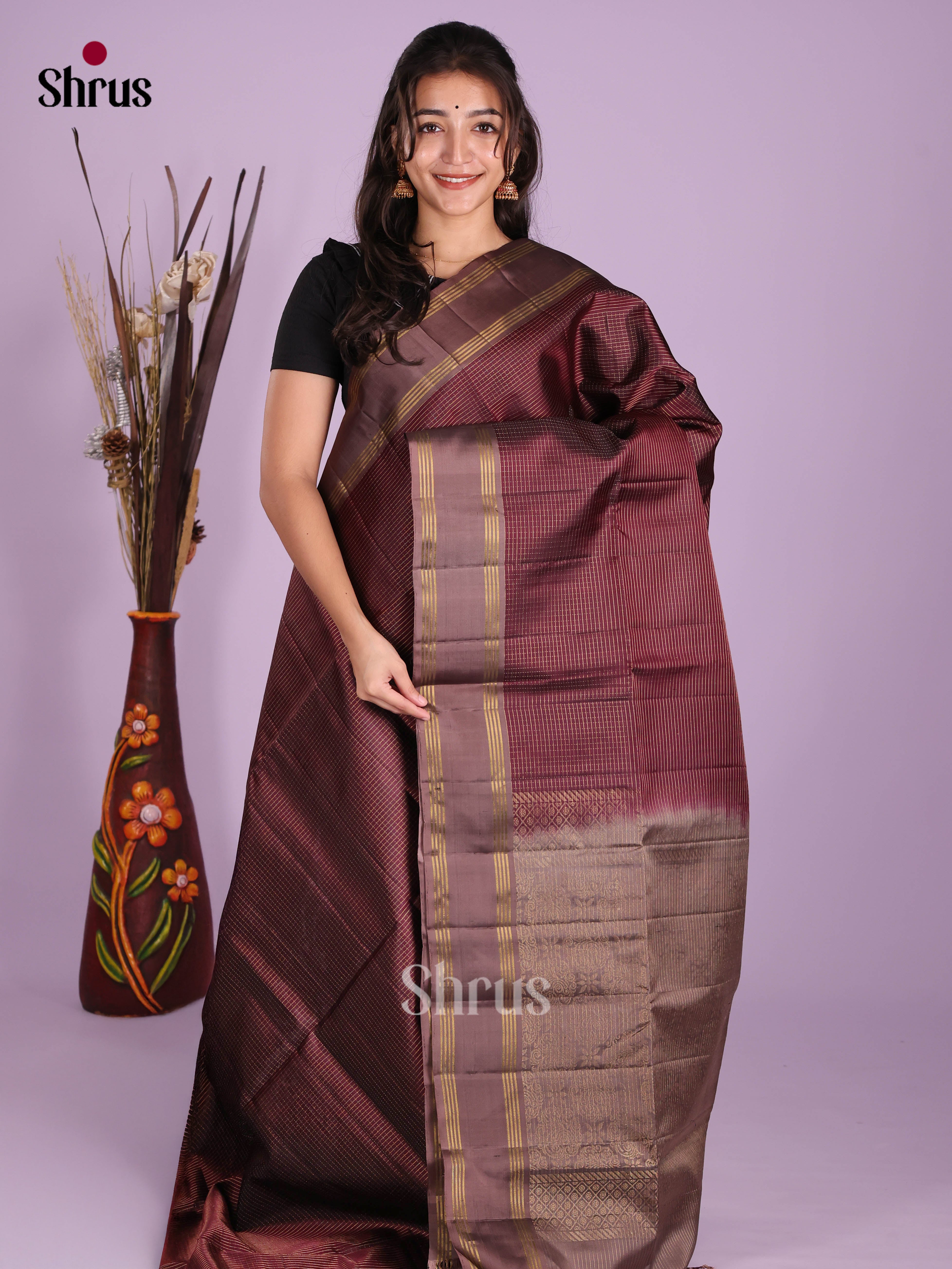 DKS10137 - Soft Silk (HR) Saree - Shop on Shrus.com