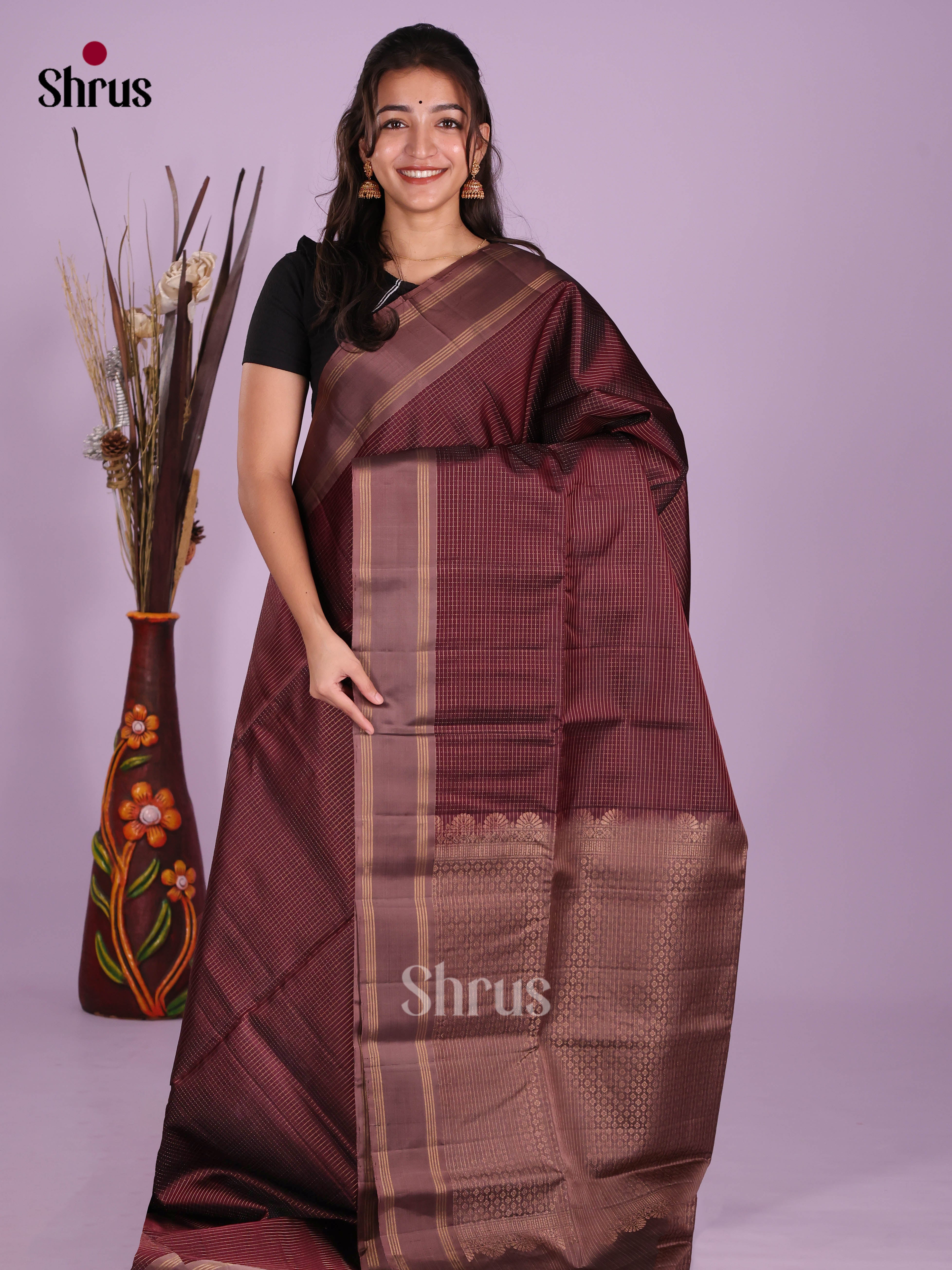 DKS10139 - Soft Silk (HR) Saree - Shop on Shrus.com