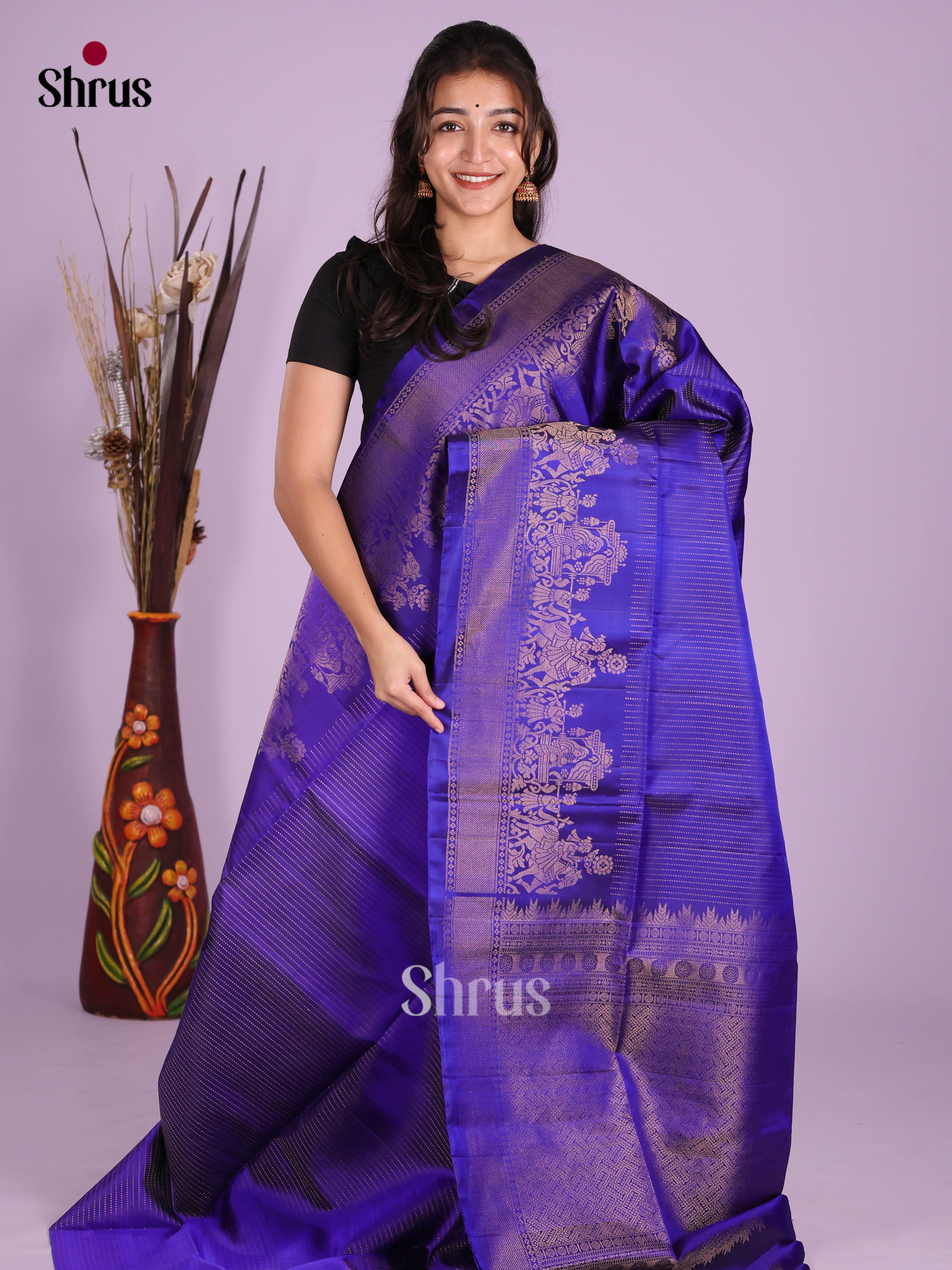 DKS10140 - Soft Silk (HR) Saree - Shop on Shrus.com