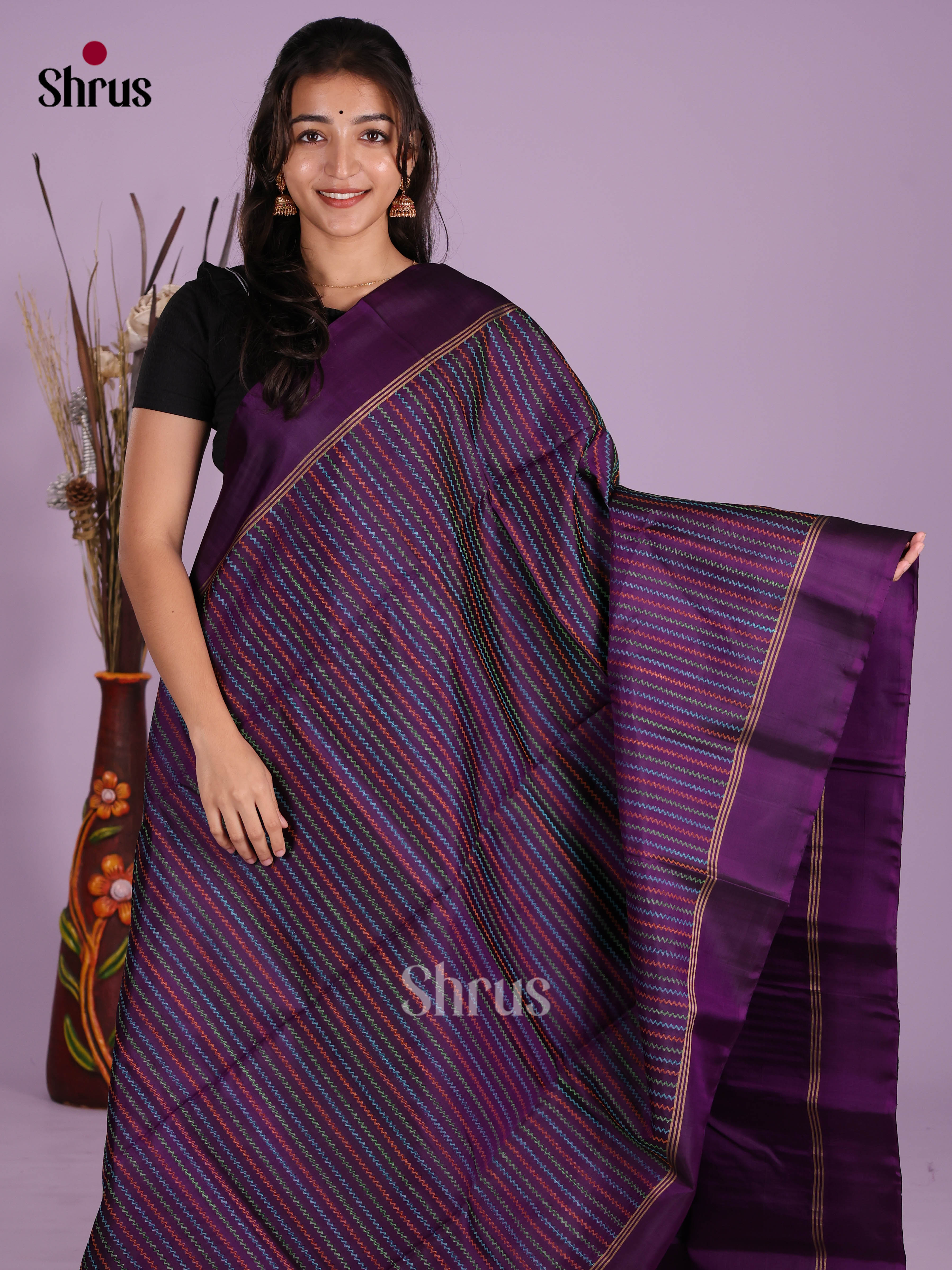 DKS10148 - Soft Silk (HR) Saree - Shop on Shrus.com