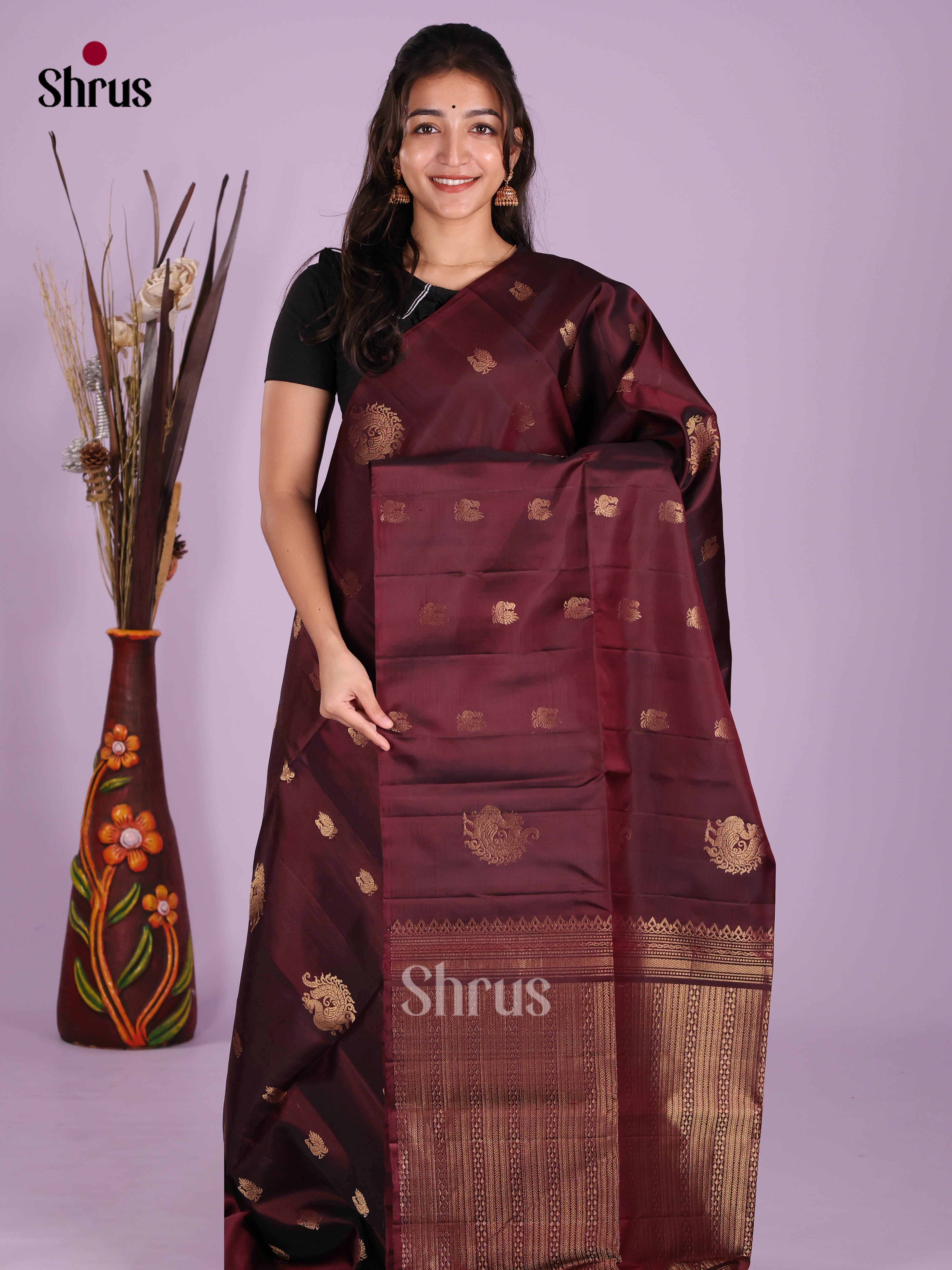 DKS10153 - Soft Silk (HR) Saree - Shop on Shrus.com