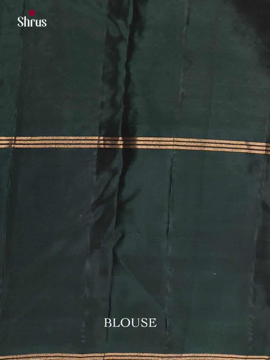 Pastel Blue & Green - Softsilk-halfpure Saree - Shop on Shrus.com