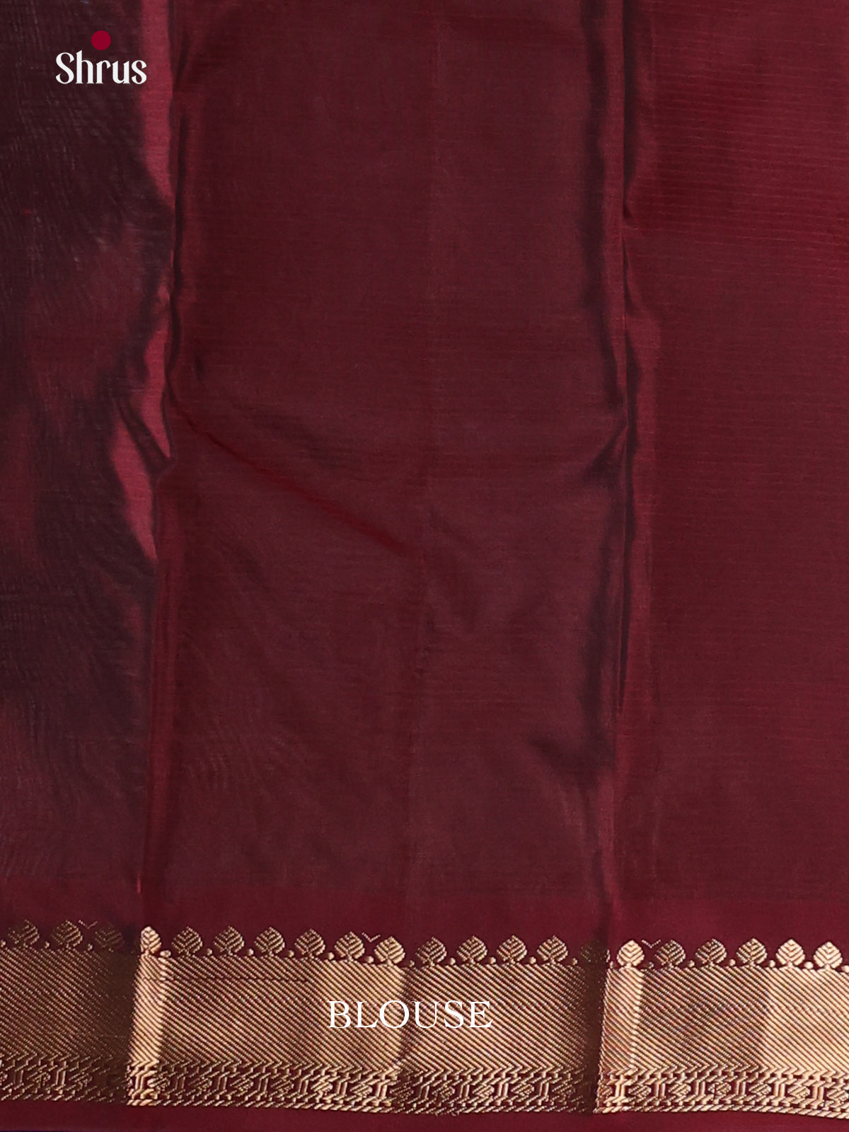 Grey & Maroon - Kanchipuram-halfpure Saree - Shop on Shrus.com
