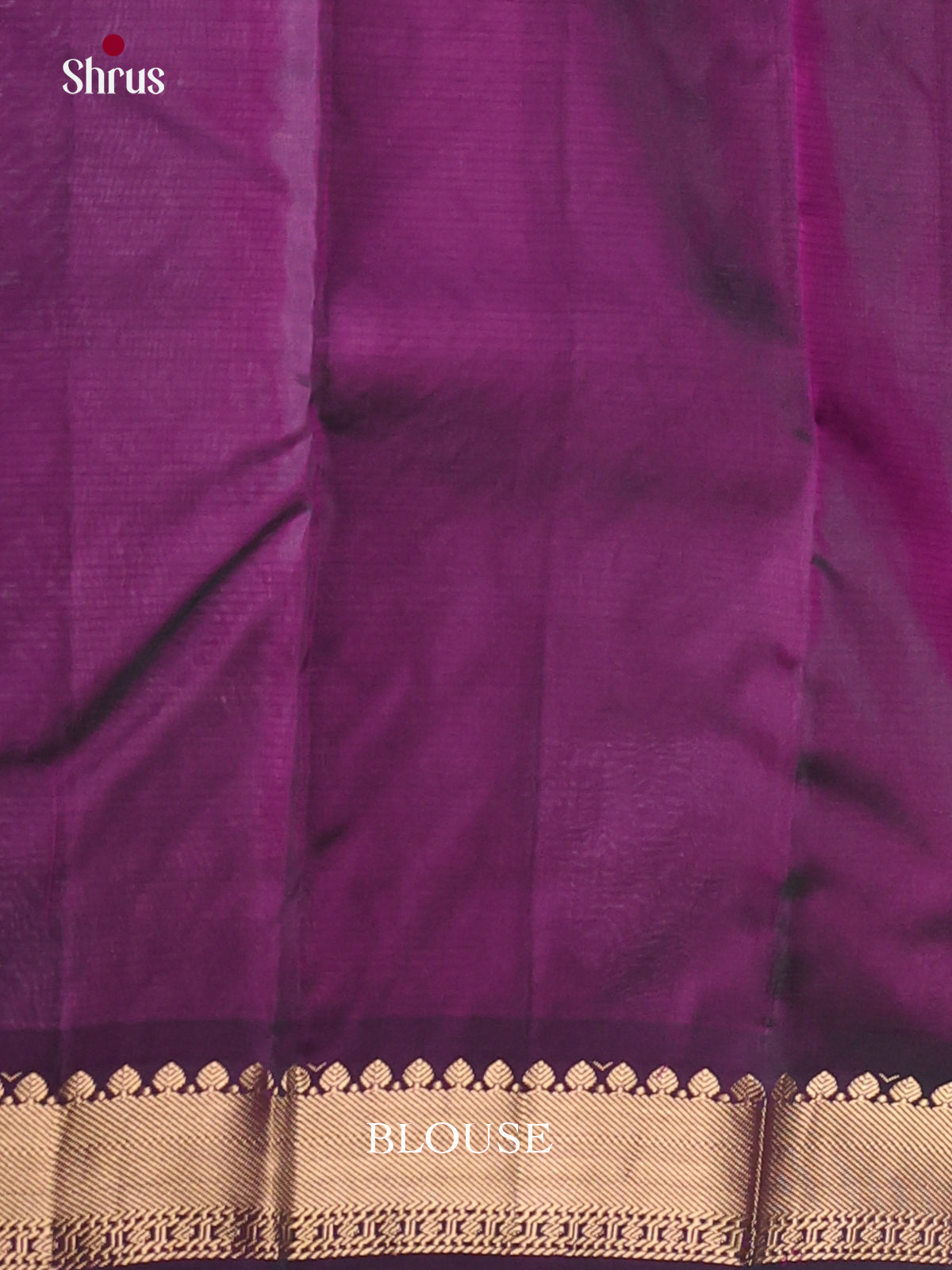 Purple & Violet - Kanchipuram-halfpure Saree - Shop on Shrus.com