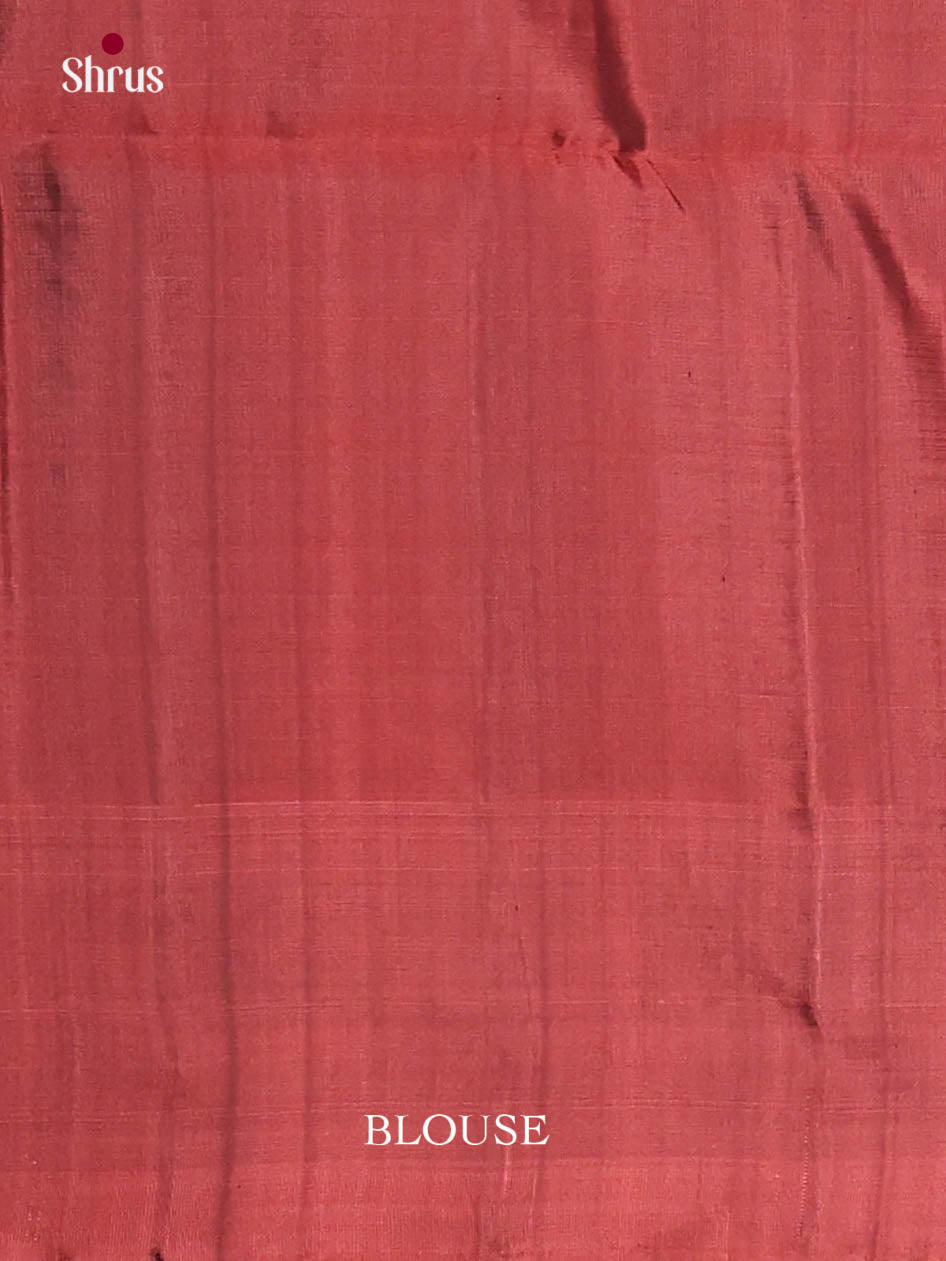Violet & Red - Softsilk-halfpure Saree