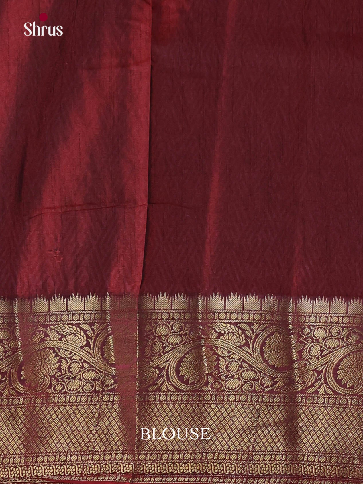 Maroon- Semi Patola Saree
