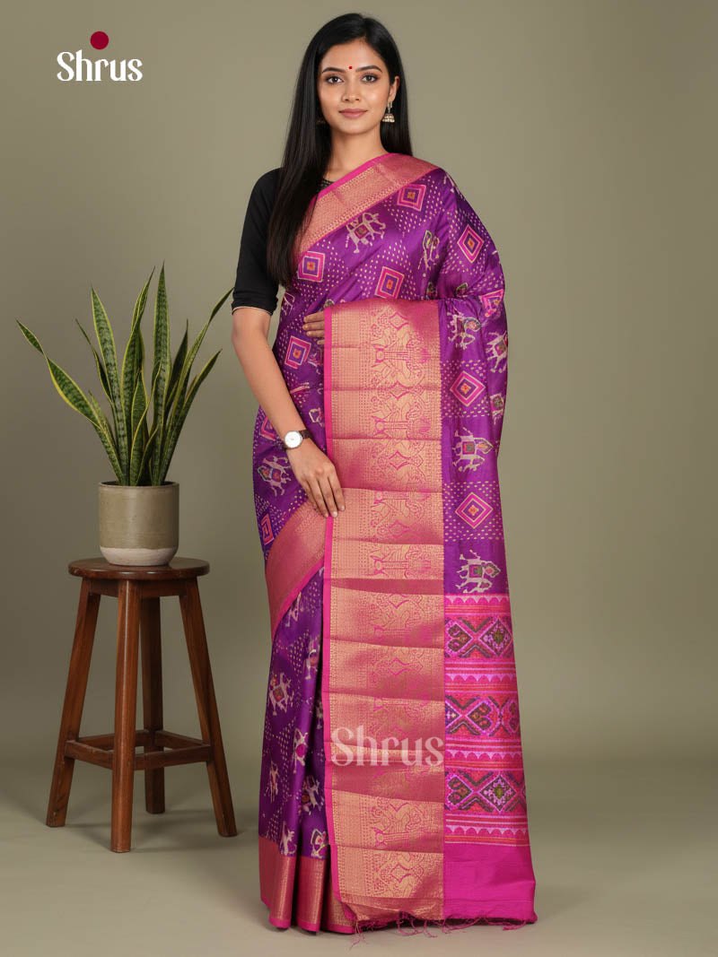 DKS11107 - Semi Patola Saree
