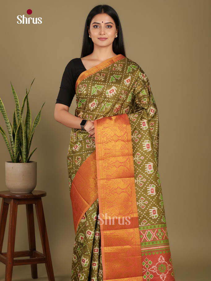 DKS11117 - Semi Patola Saree