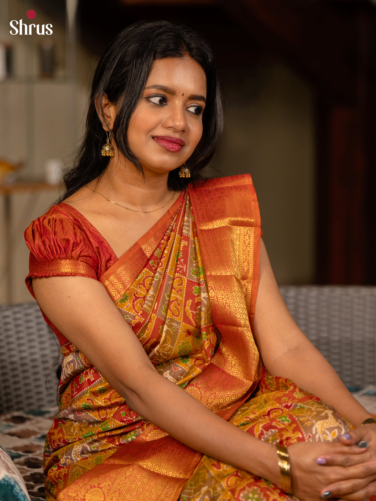 DKS11123 - Semi Patola Saree