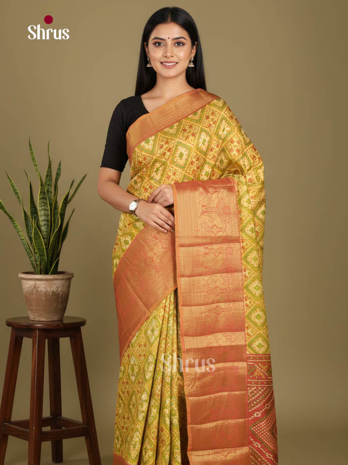 DKS11124 - Semi Patola Saree