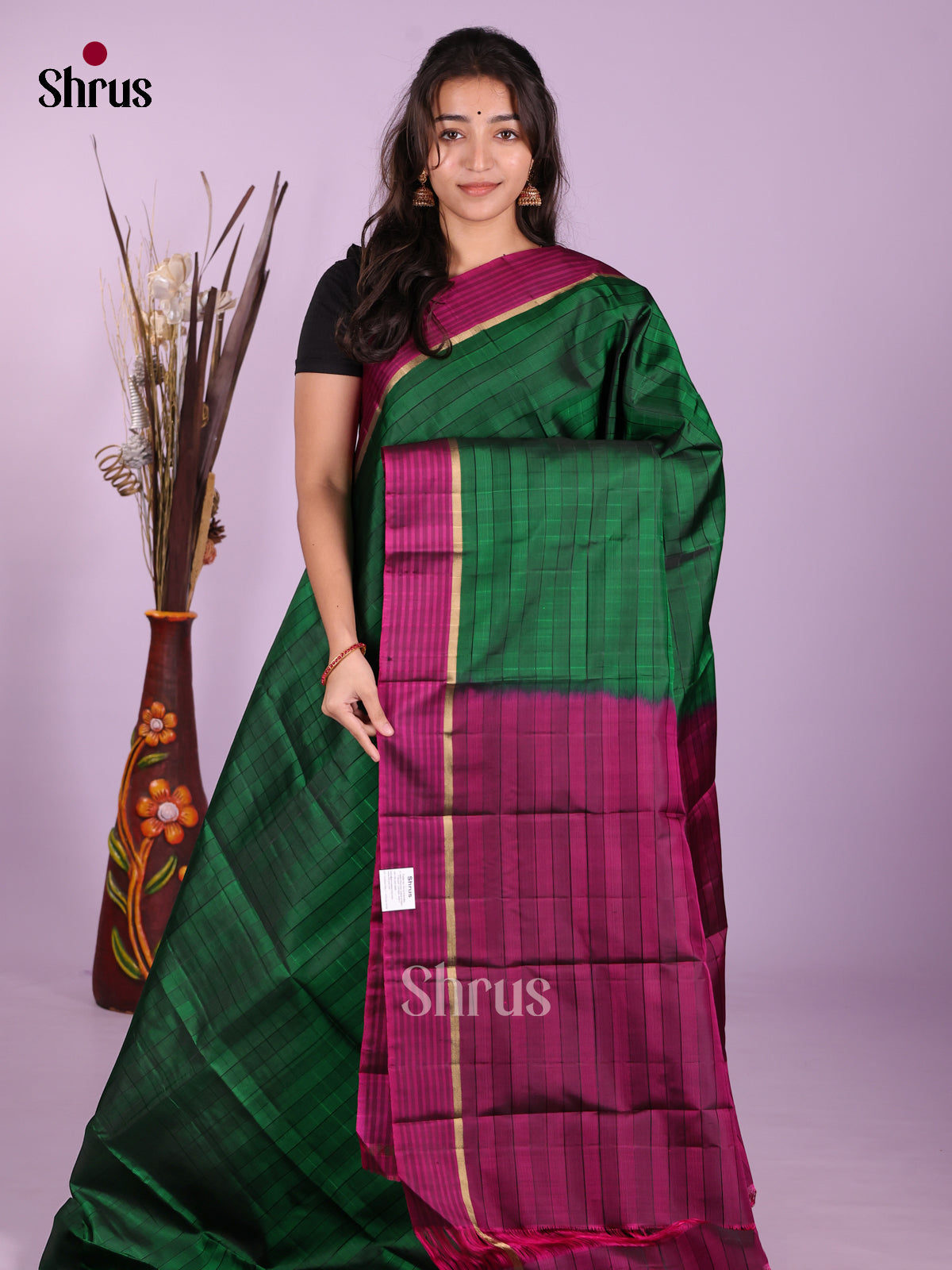 DKS11131 - Kanchipuram silk (LR) Saree - Shop on Shrus.com