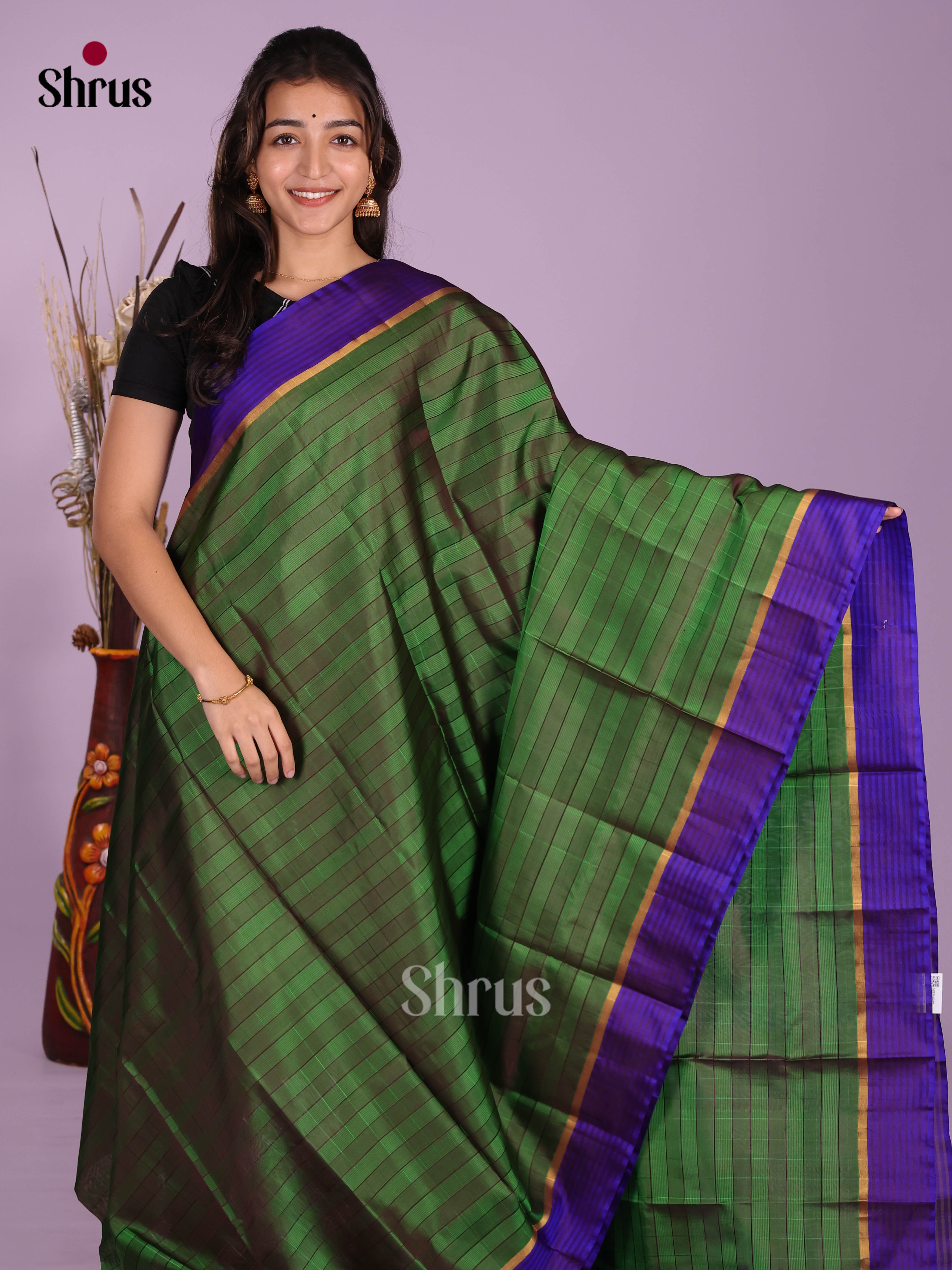 DKS11140 - Kanchipuram silk (LR) Saree - Shop on Shrus.com