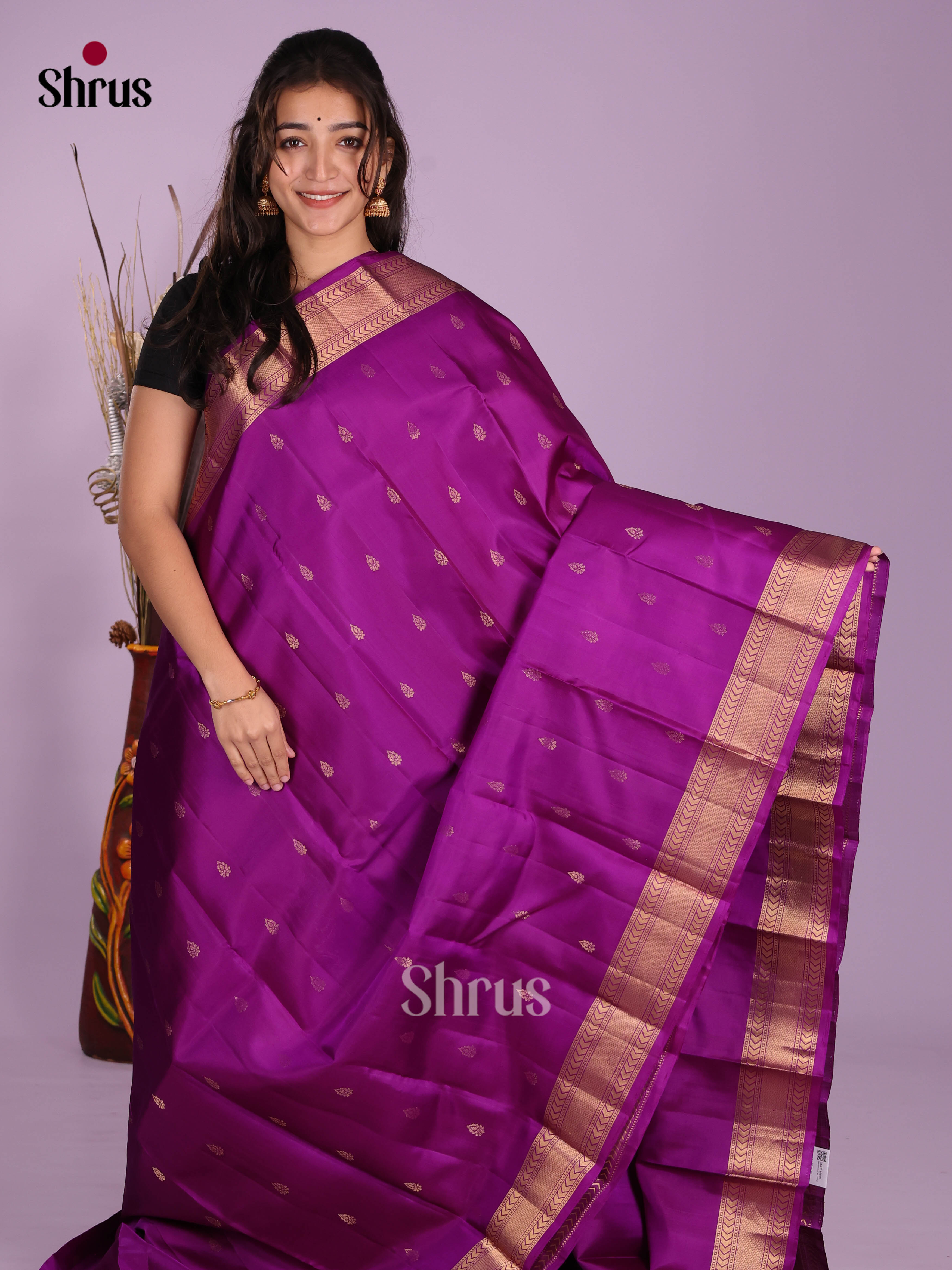 DKS11146 - Kanchipuram silk (HR) Saree - Shop on Shrus.com