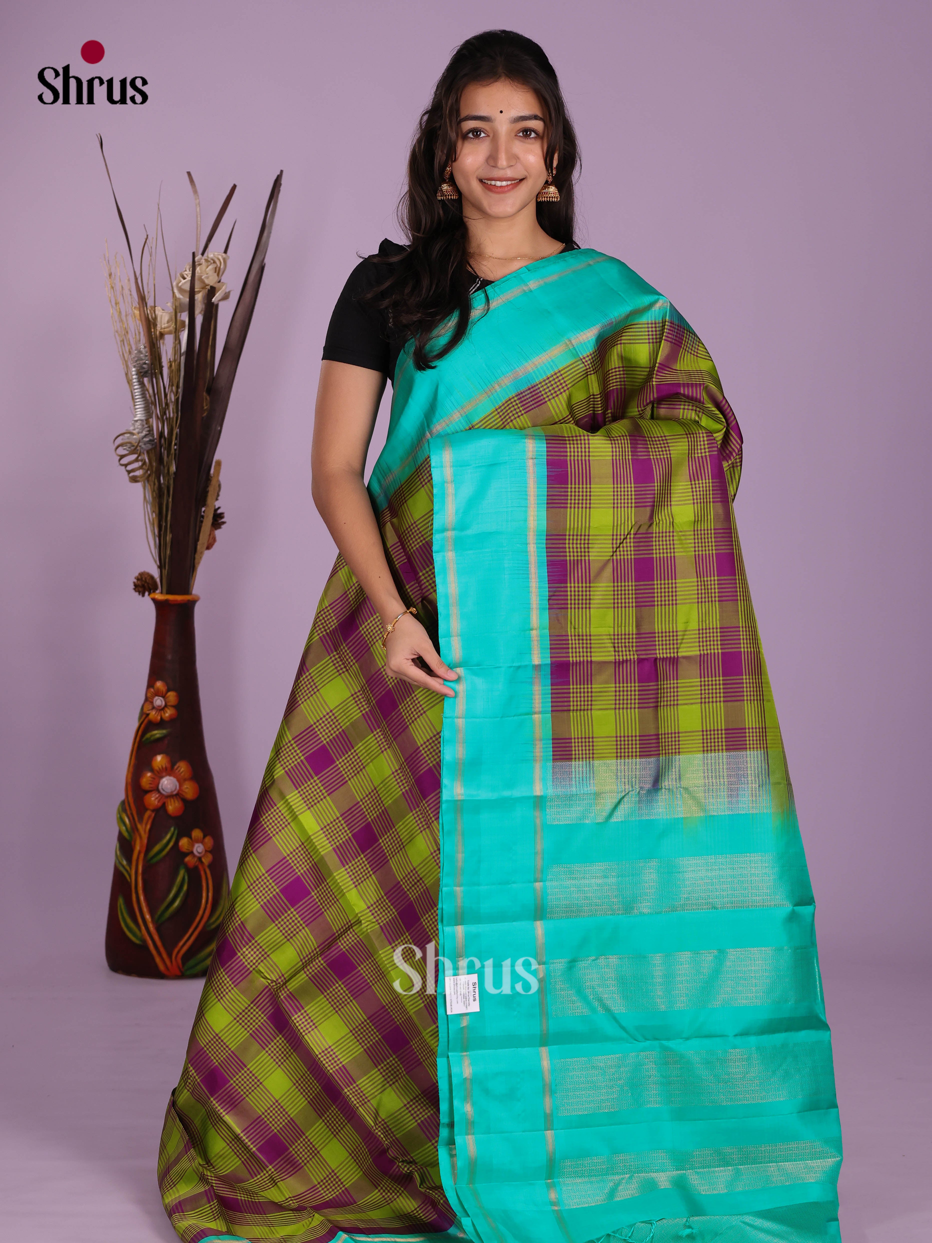 DKS11151 - Kanchipuram silk (HR) Saree - Shop on Shrus.com