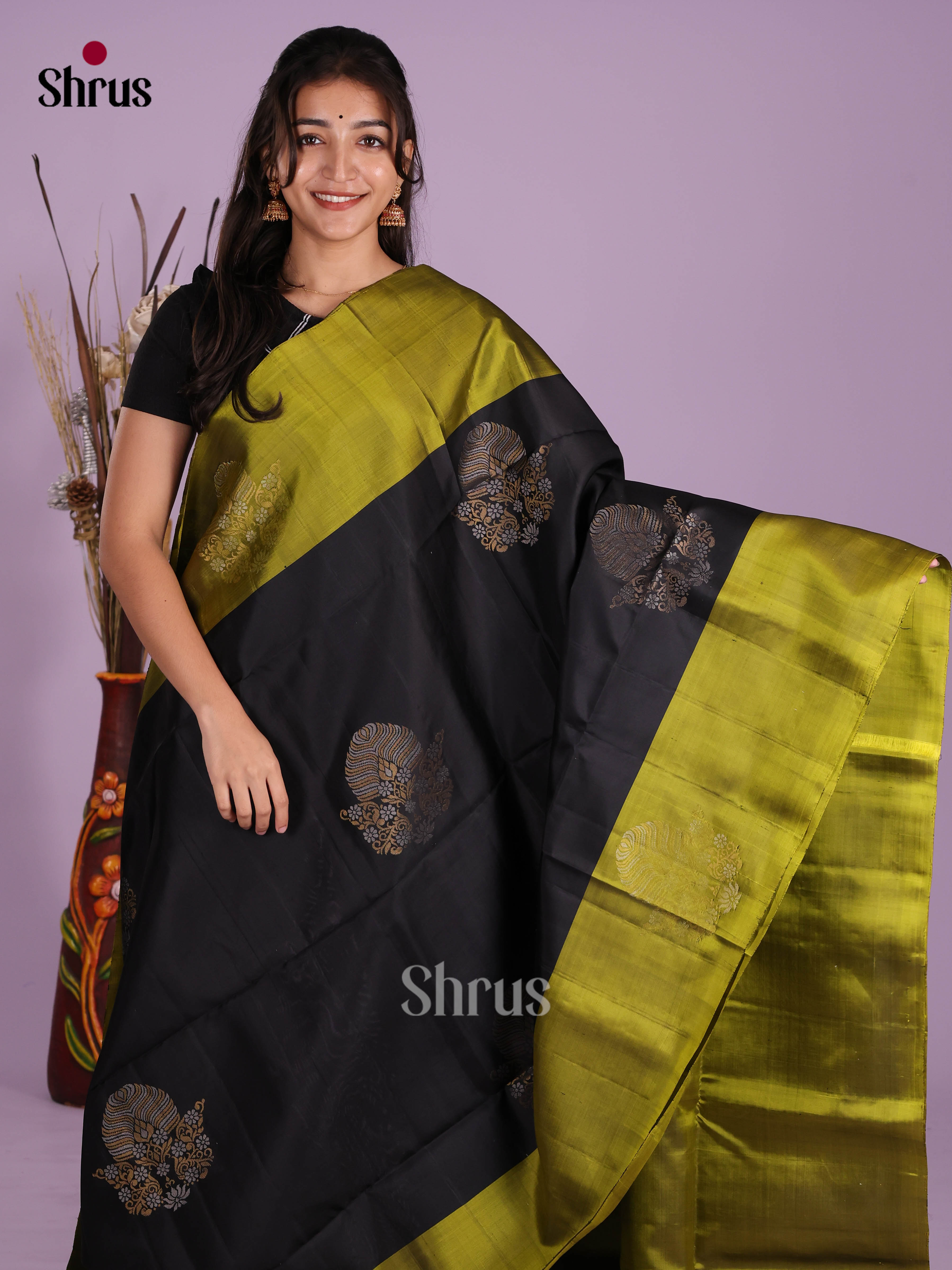 DKS11153 - Soft Silk (HR) Saree - Shop on Shrus.com