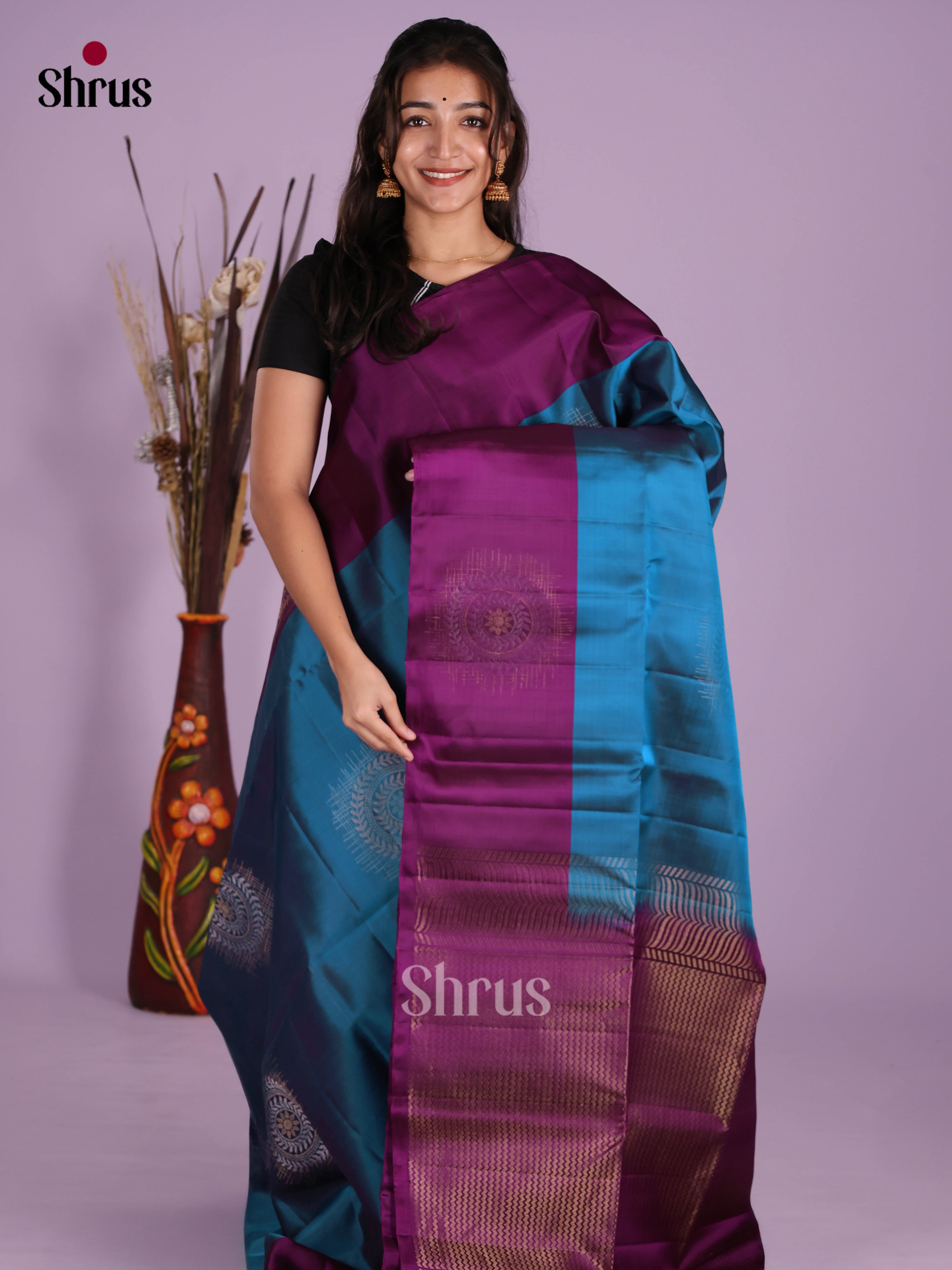 DKS11157 - Soft Silk (HR) Saree - Shop on Shrus.com