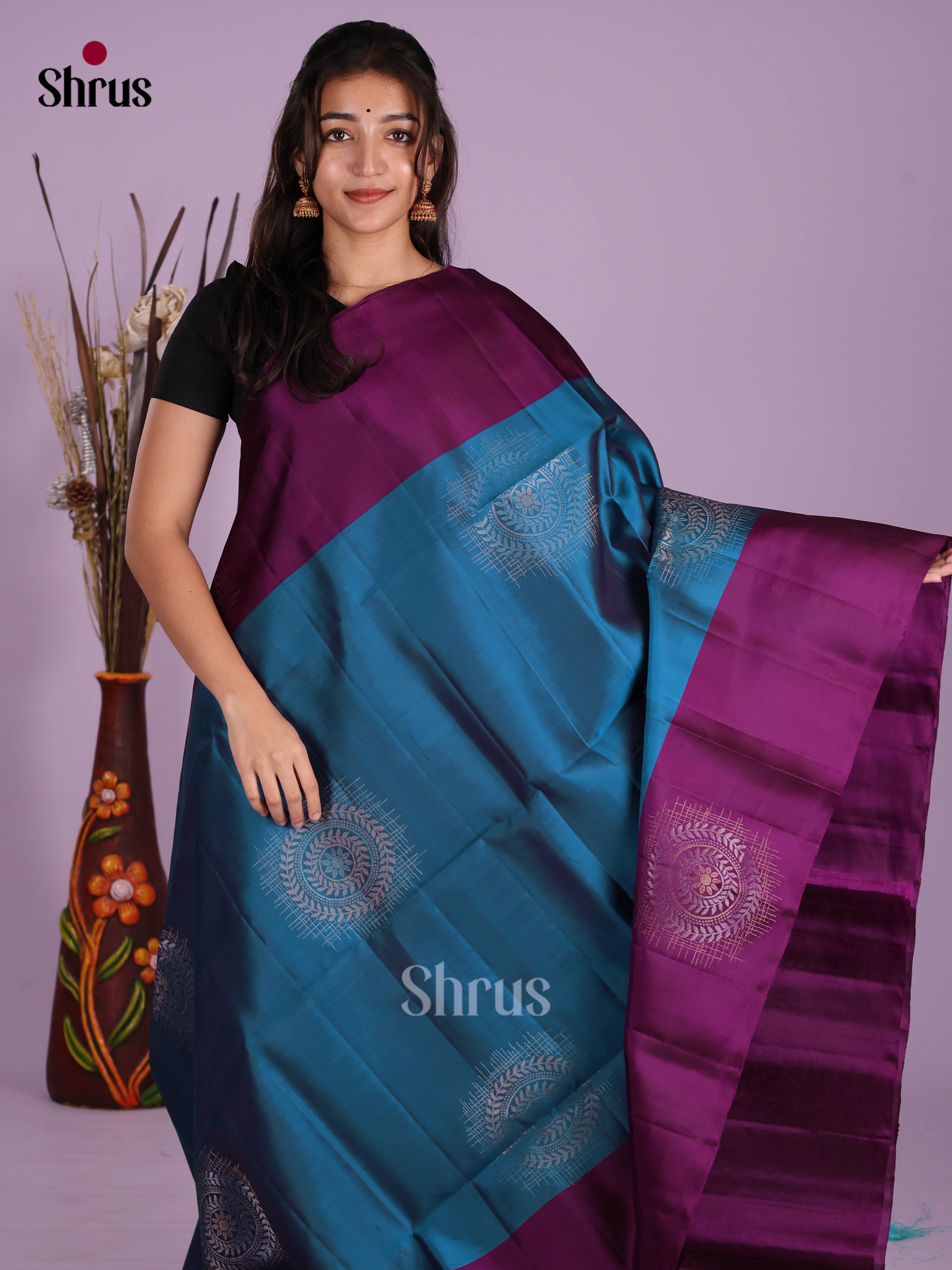 DKS11157 - Soft Silk (HR) Saree - Shop on Shrus.com