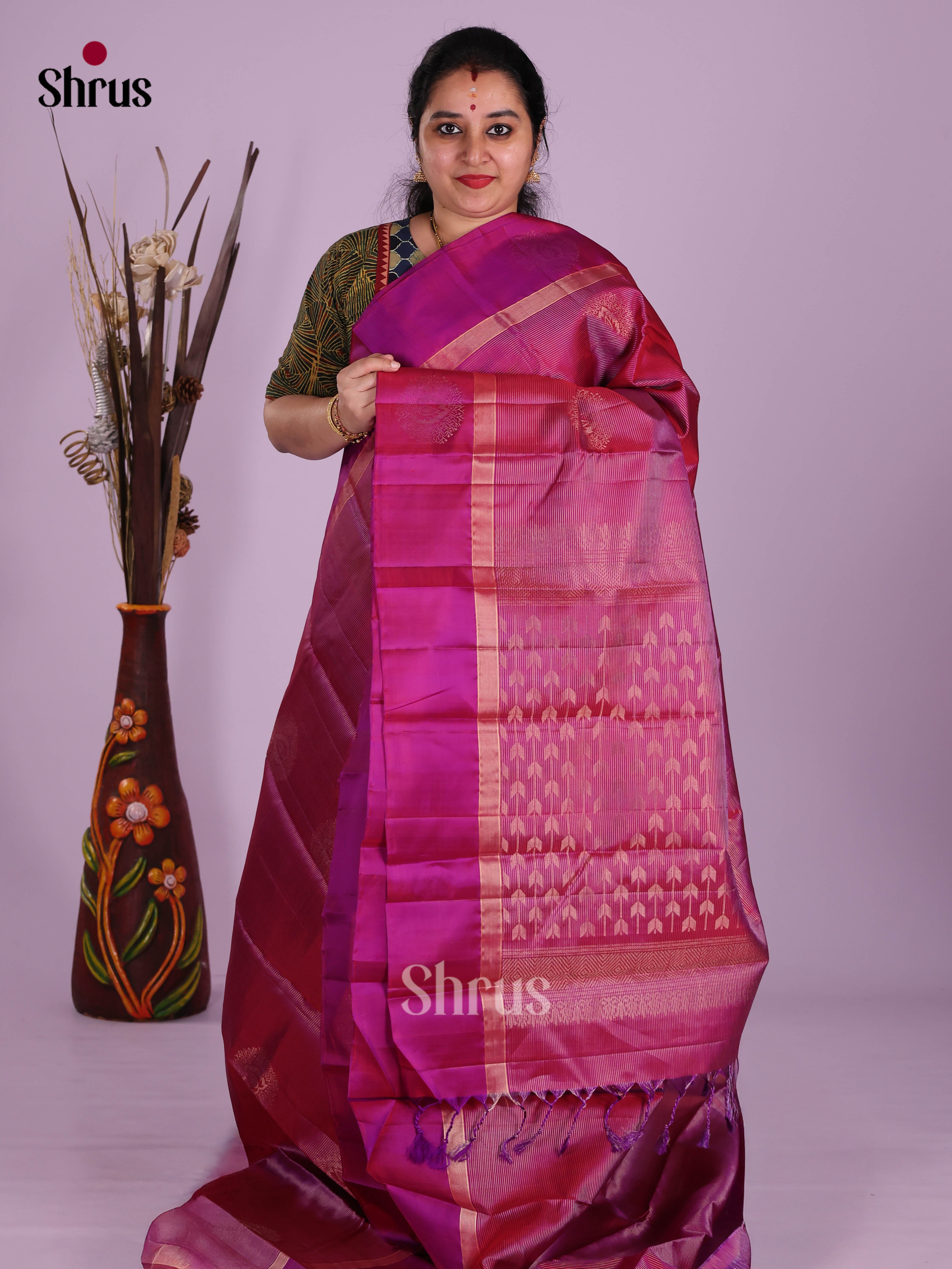 DKS11161 - Kanchipuram silk (HR) Saree - Shop on Shrus.com