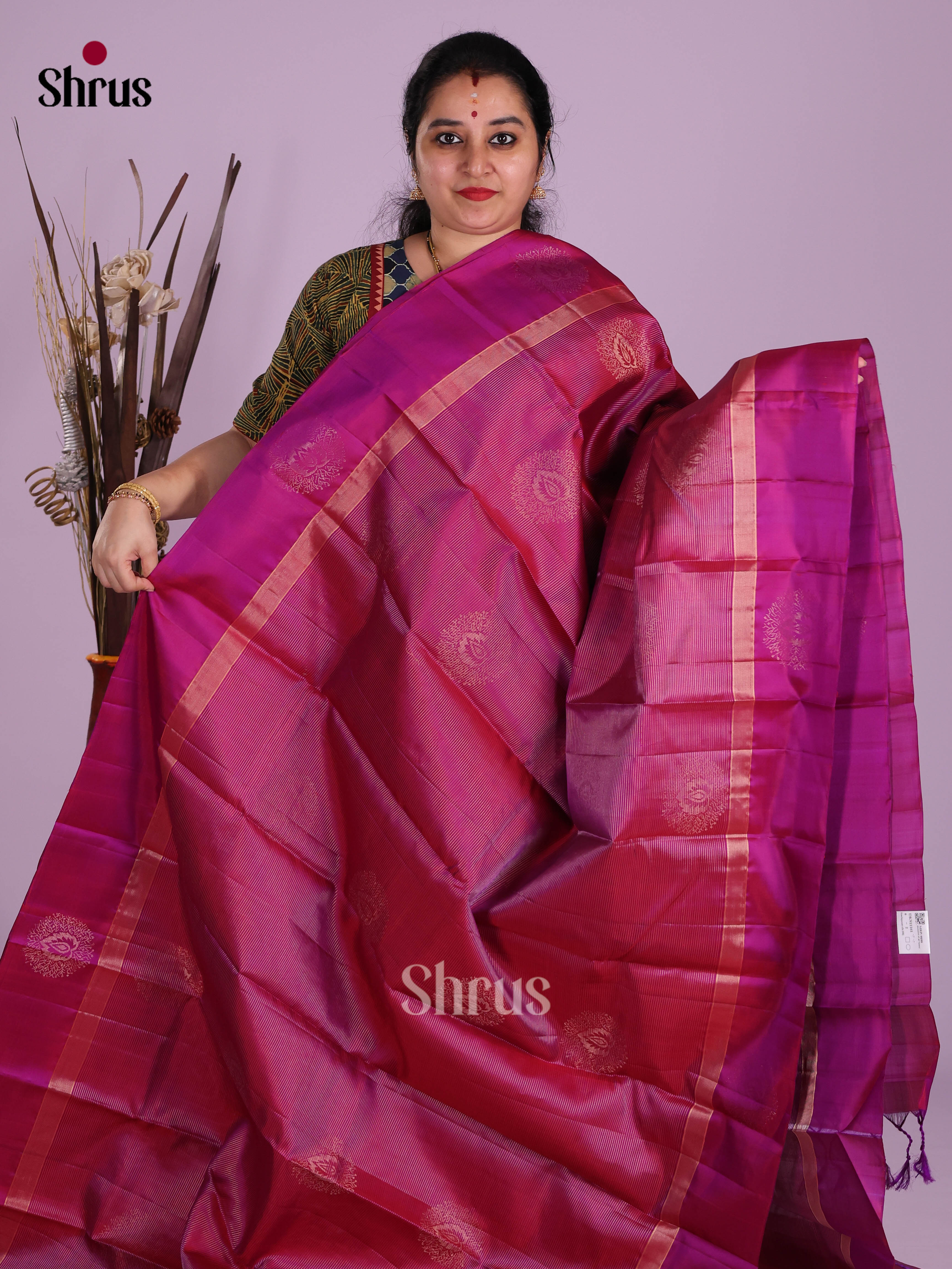 DKS11161 - Kanchipuram silk (HR) Saree - Shop on Shrus.com