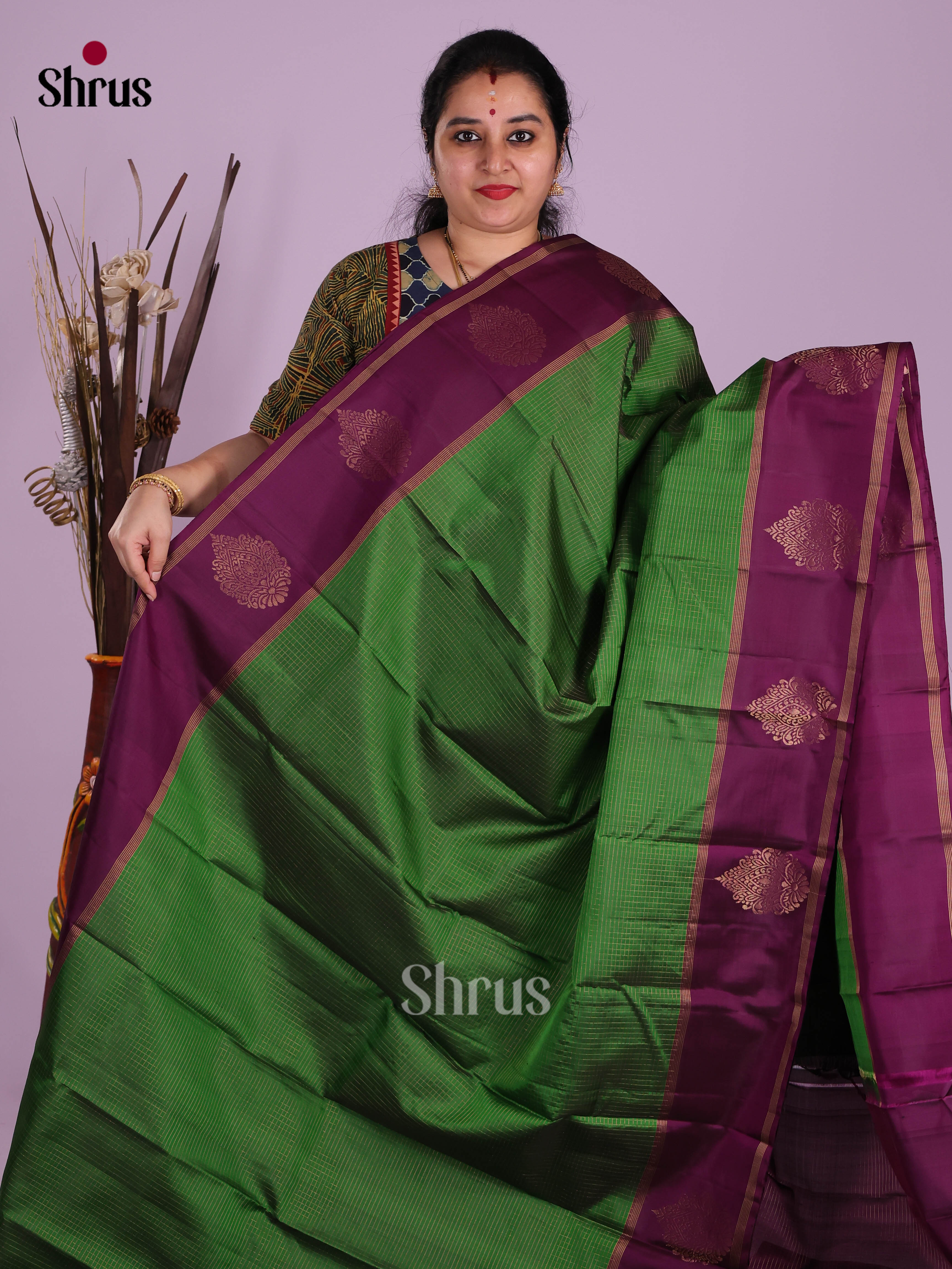 DKS11166 - Kanchipuram silk (HR) Saree - Shop on Shrus.com
