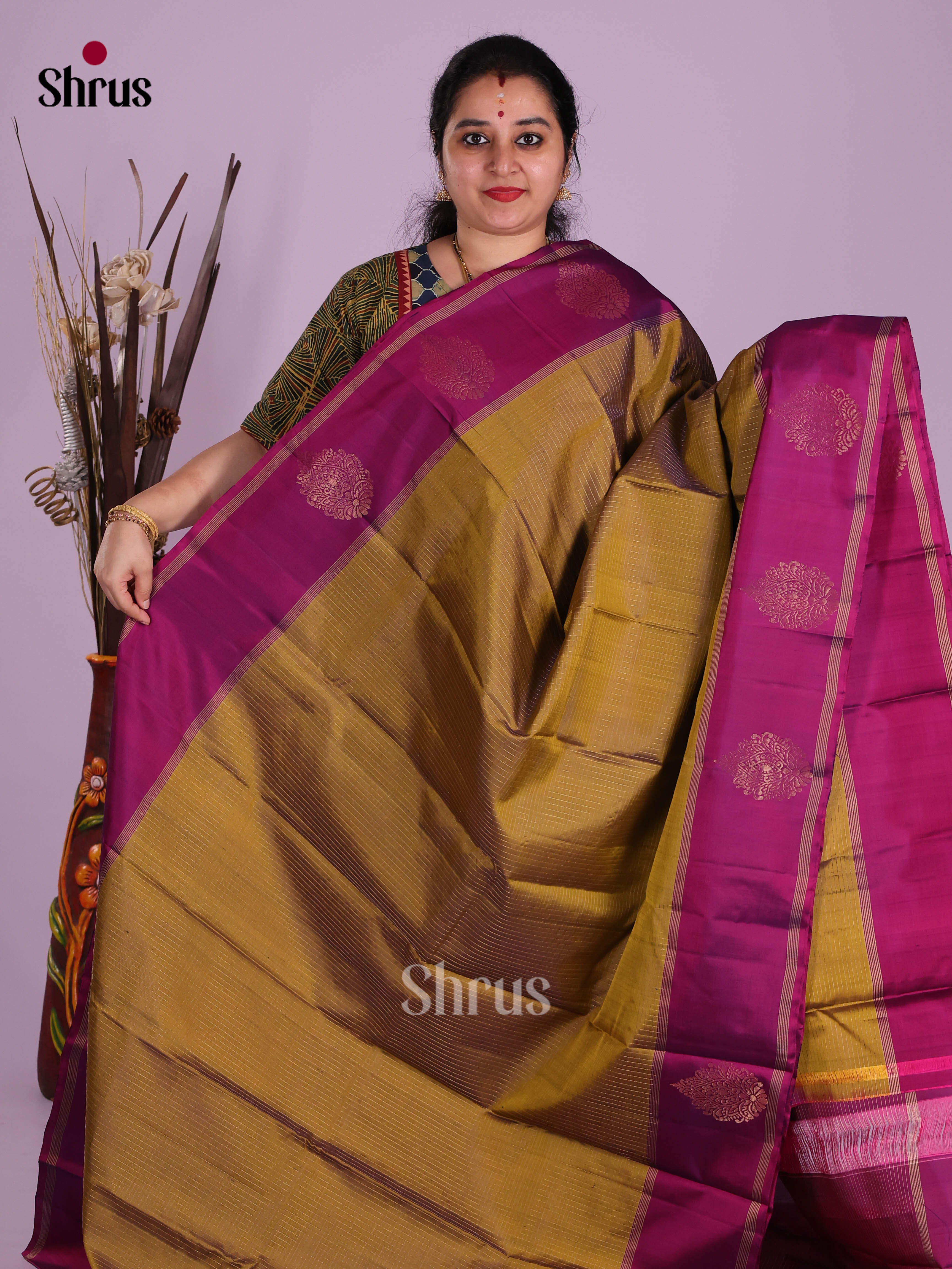 DKS11167 - Kanchipuram silk (HR) Saree - Shop on Shrus.com