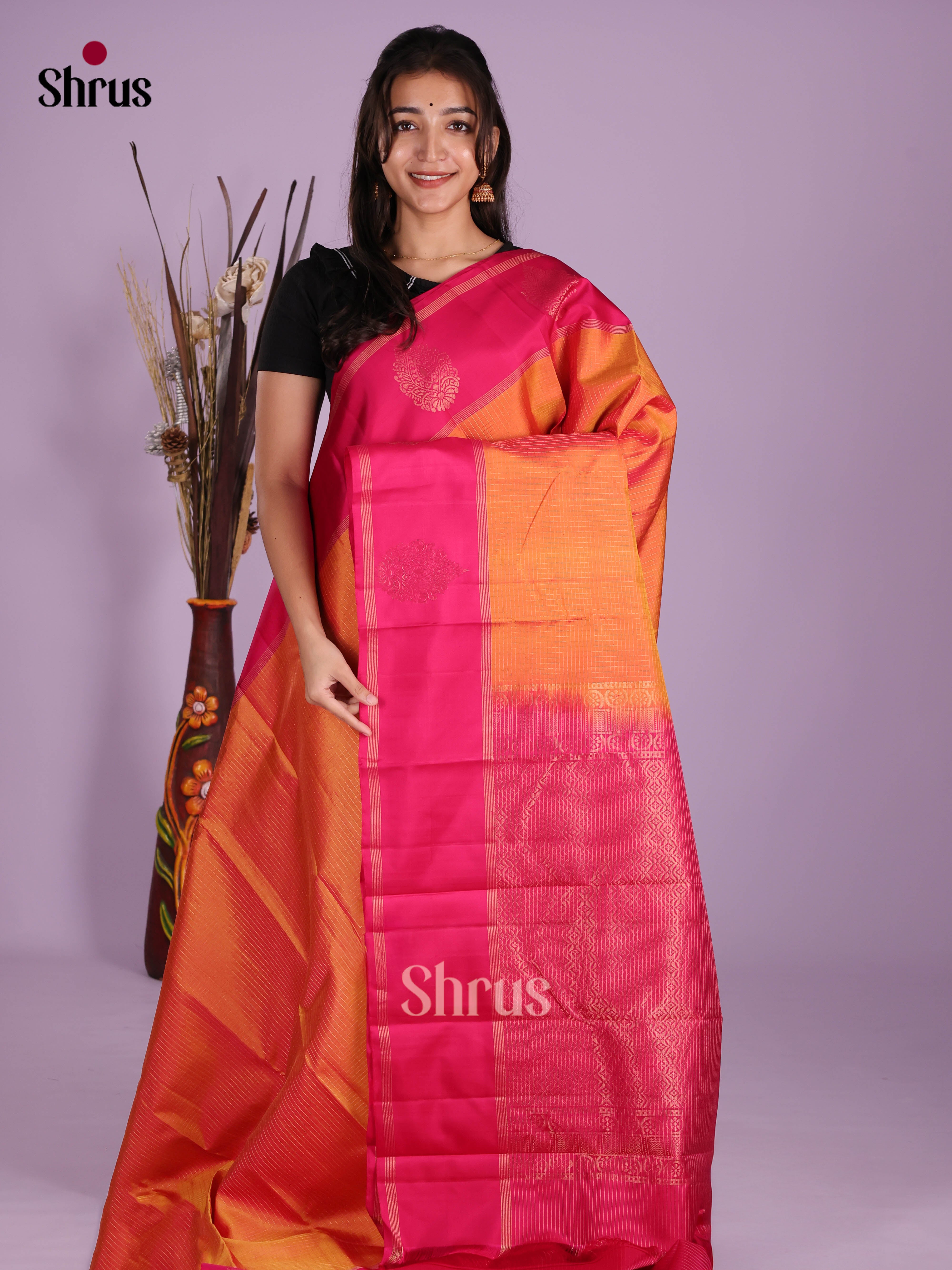 DKS11168 - Kanchipuram silk (HR) Saree - Shop on Shrus.com