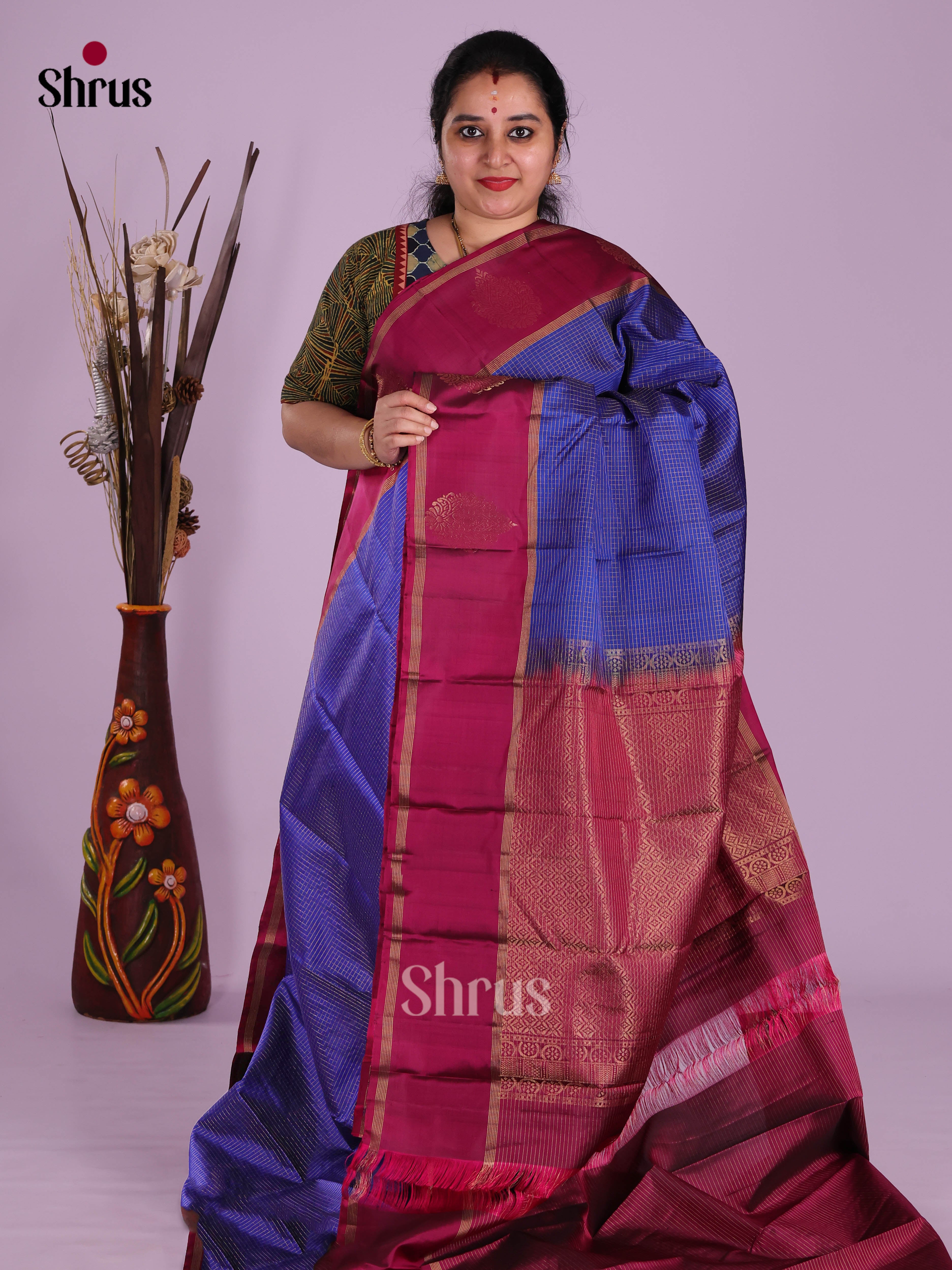 DKS11170 - Kanchipuram silk (HR) Saree - Shop on Shrus.com