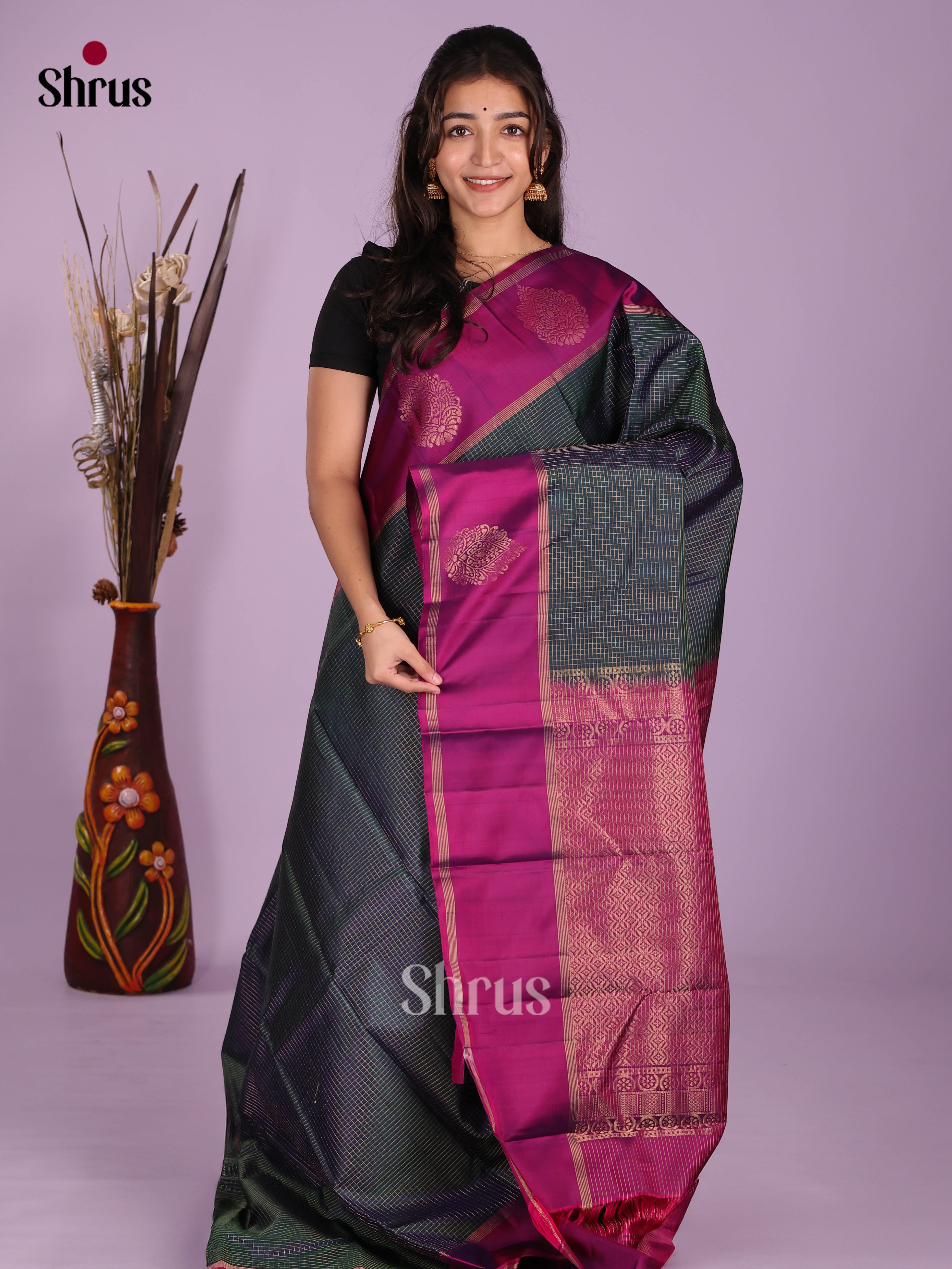 DKS11173 - Kanchipuram silk (HR) Saree