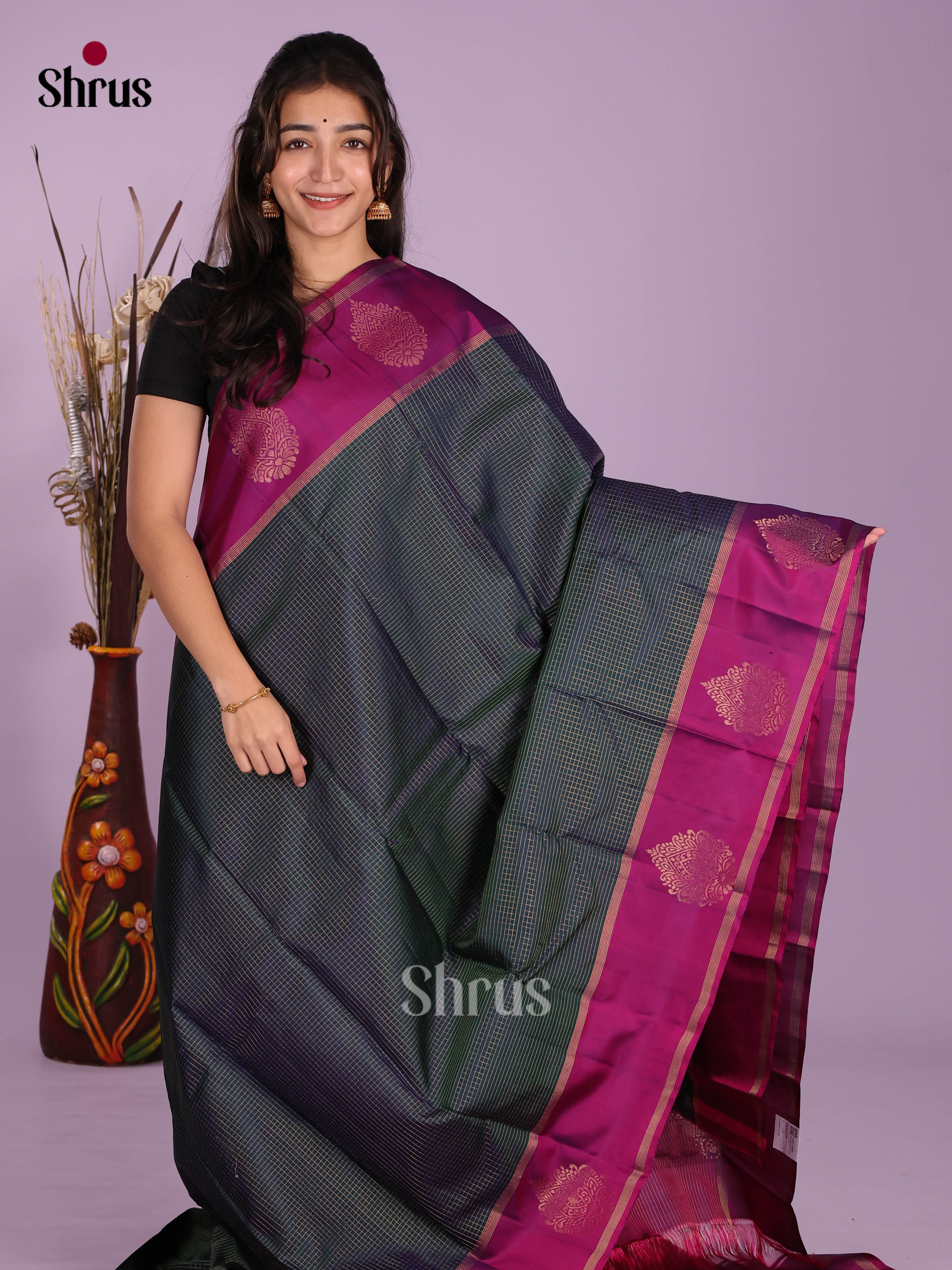 DKS11173 - Kanchipuram silk (HR) Saree